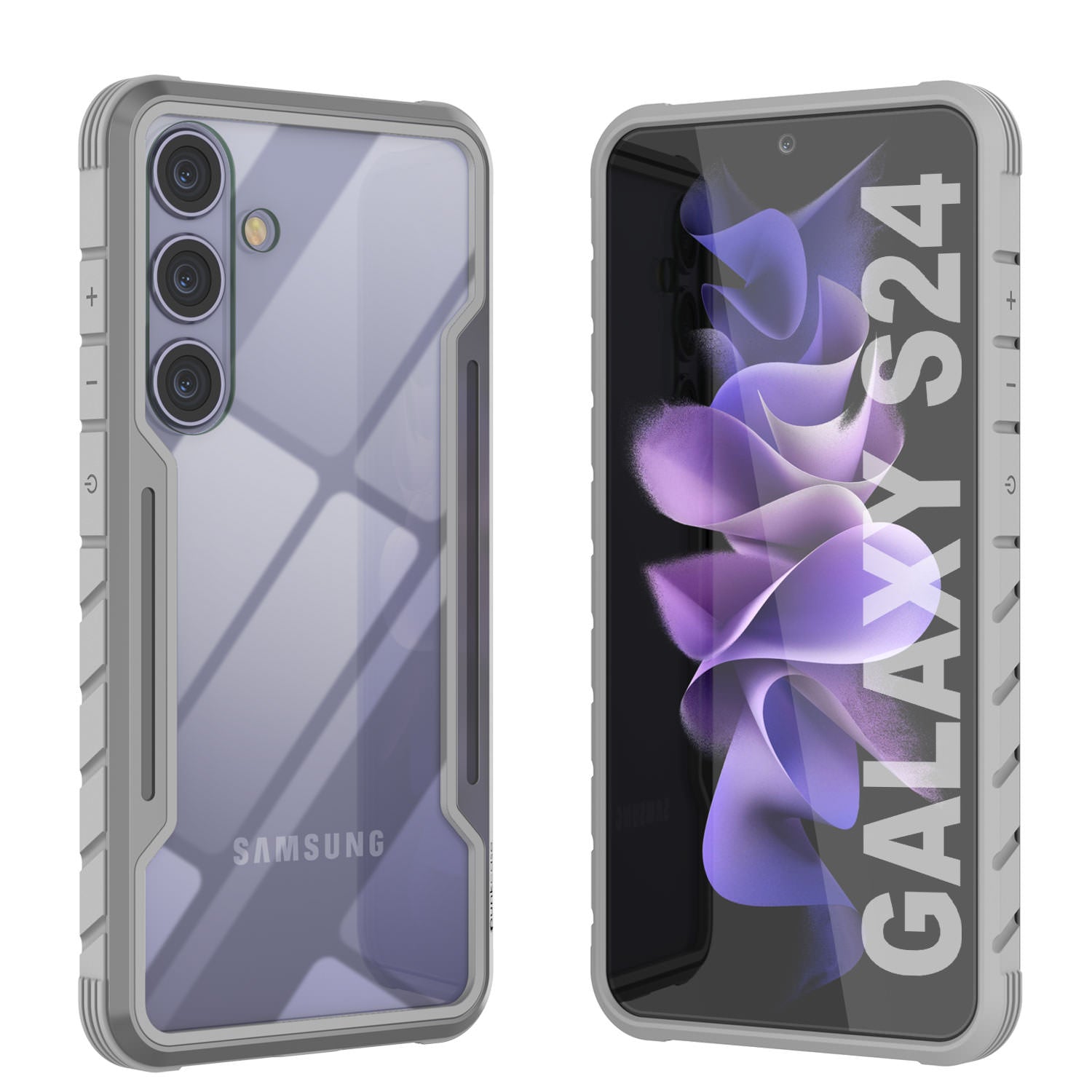 Punkcase S24 Armor Stealth Case Protective Military Grade Multilayer Cover [Purple]