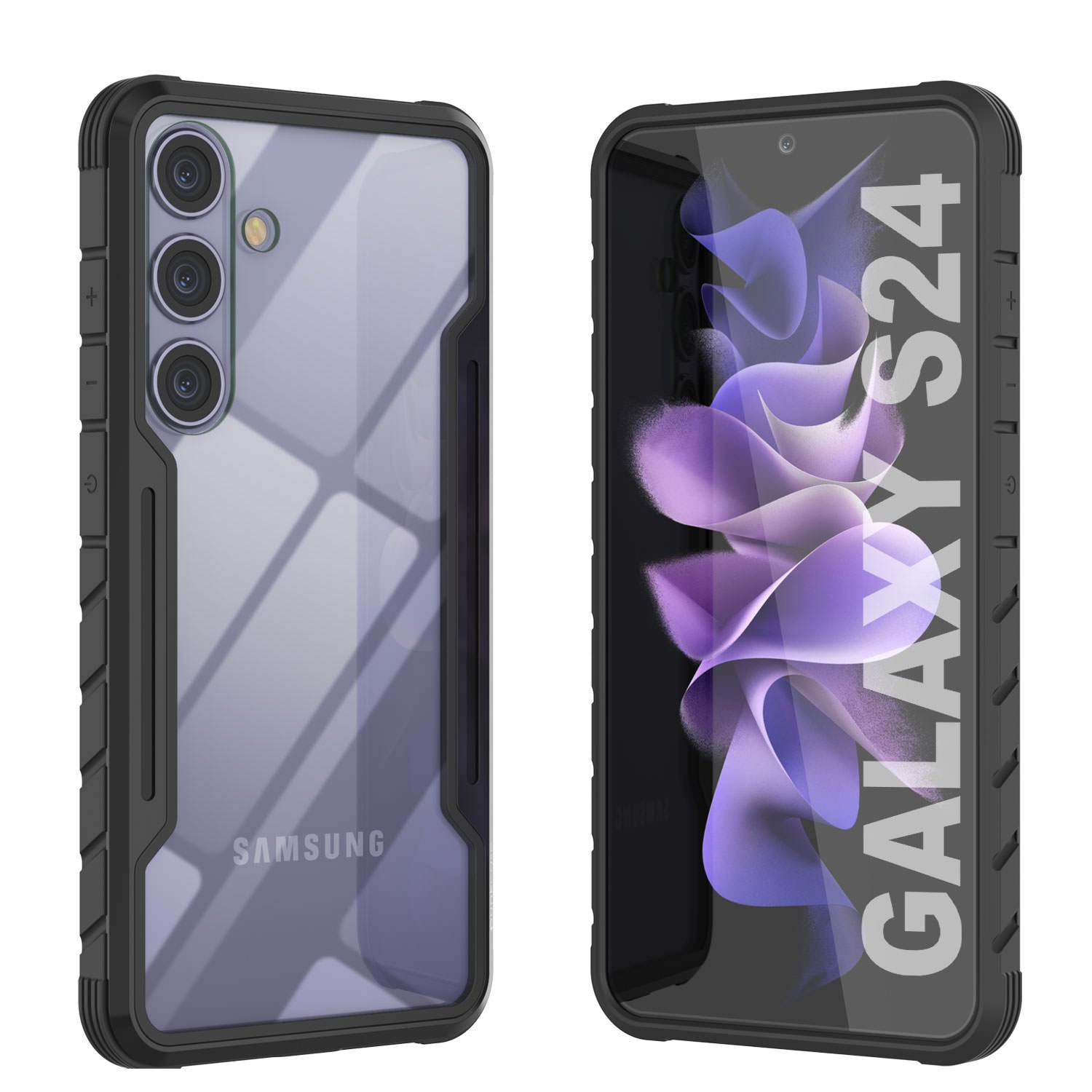 Punkcase S24 Armor Stealth Case Protective Military Grade Multilayer Cover [Purple]