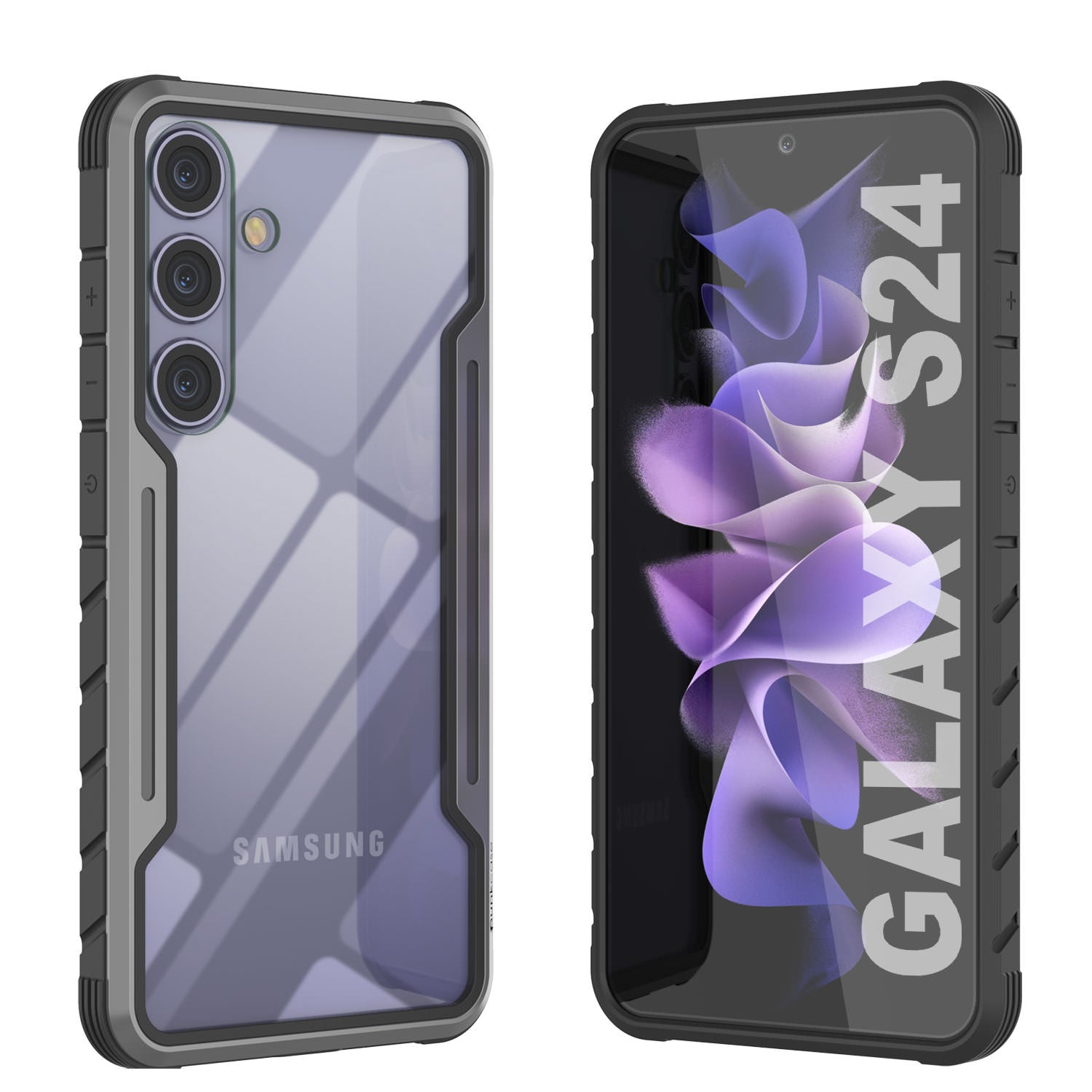 Punkcase S24 Armor Stealth Case Protective Military Grade Multilayer Cover [Purple]
