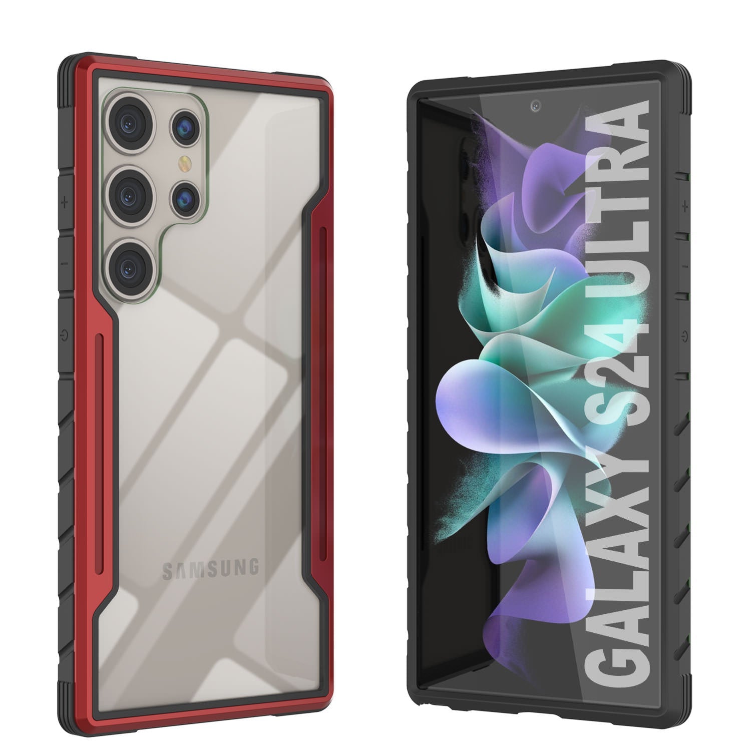 Punkcase S24 Ultra Armor Stealth Case Protective Military Grade Multilayer Cover [White]