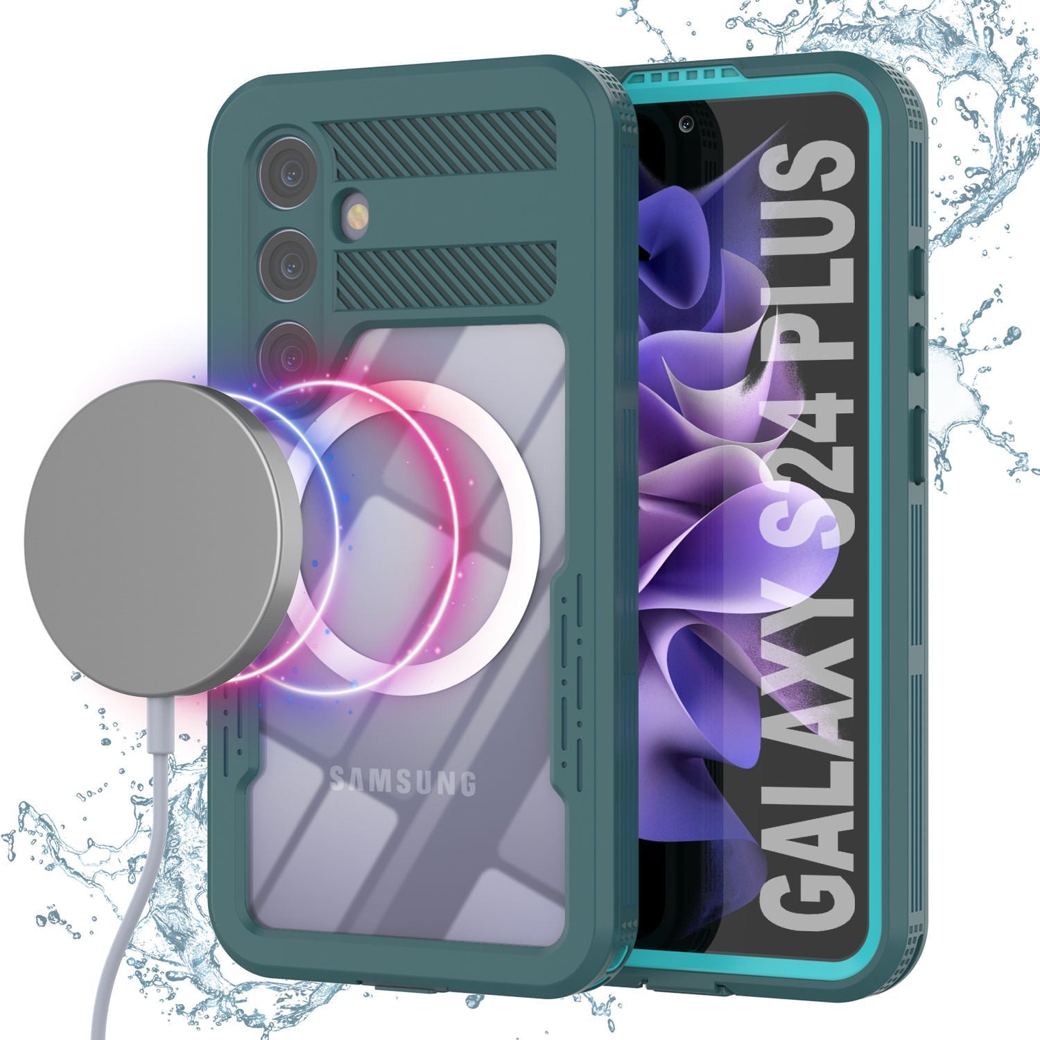Galaxy S24+ Plus Waterproof Case [Alpine 2.0 Series] [Slim Fit] [IP68 Certified] [Shockproof] [Light Green]