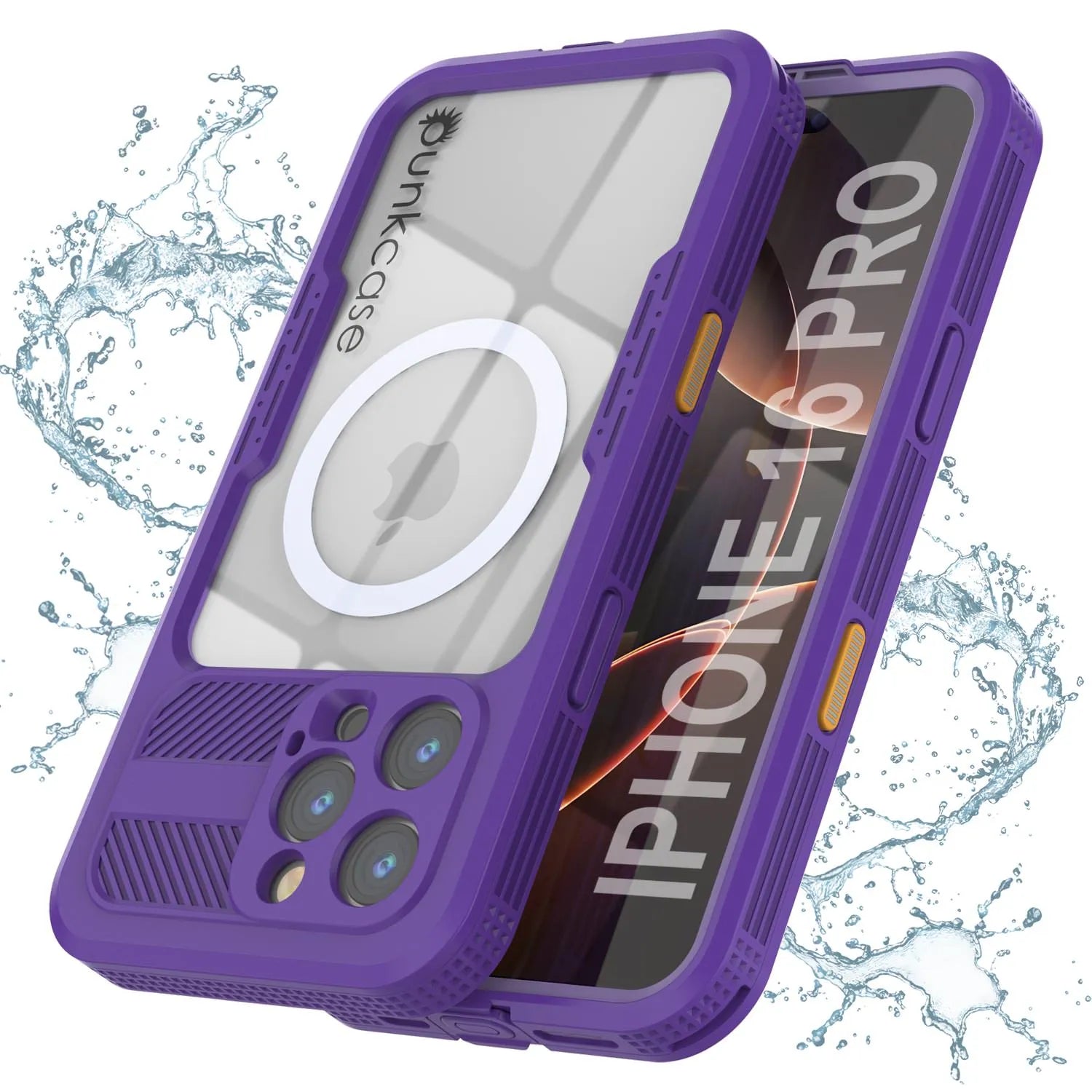 iPhone 16 Pro Waterproof Case [Alpine 2.0 Series] [Slim Fit] [IP68 Certified] [Shockproof] [Purple]