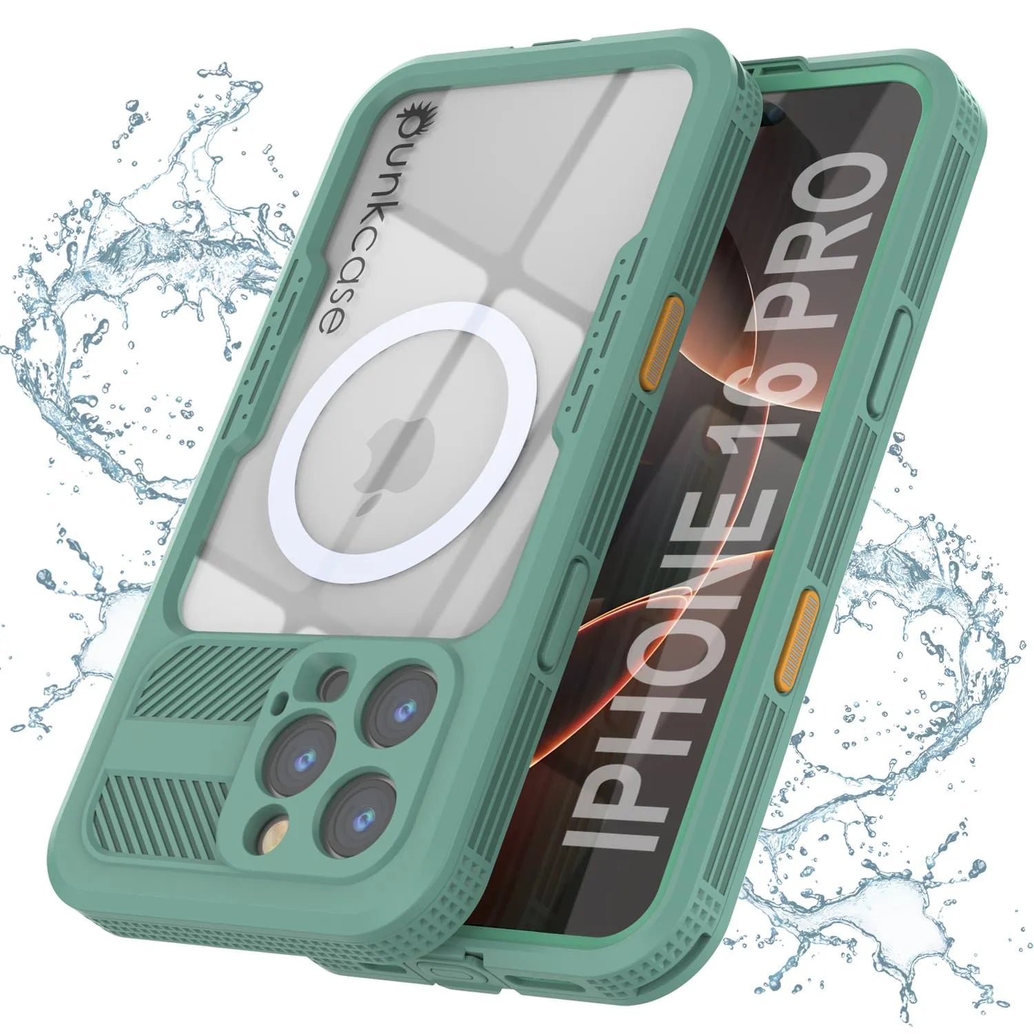 iPhone 16 Pro Waterproof Case [Alpine 2.0 Series] [Slim Fit] [IP68 Certified] [Shockproof] [Teal]