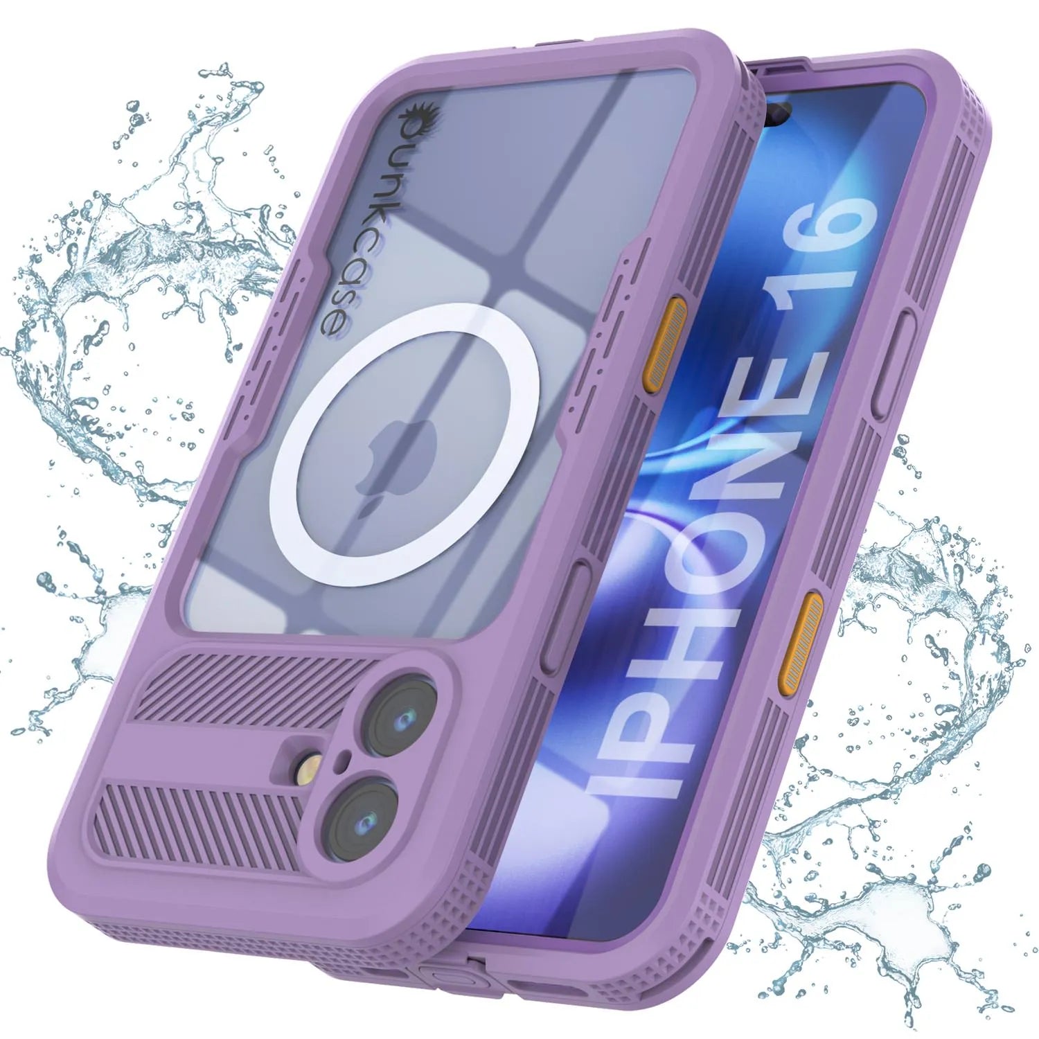 iPhone 16 Waterproof Case [Alpine 2.0 Series] [Slim Fit] [IP68 Certified] [Shockproof] [Lilac]