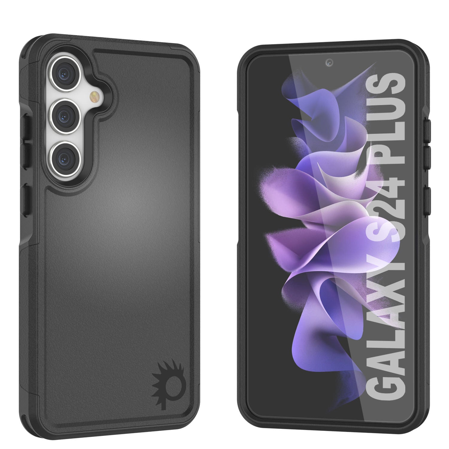 PunkCase Galaxy S24+ Plus Case, [Spartan 2.0 Series] Clear Rugged Heavy Duty Cover [Lilac]