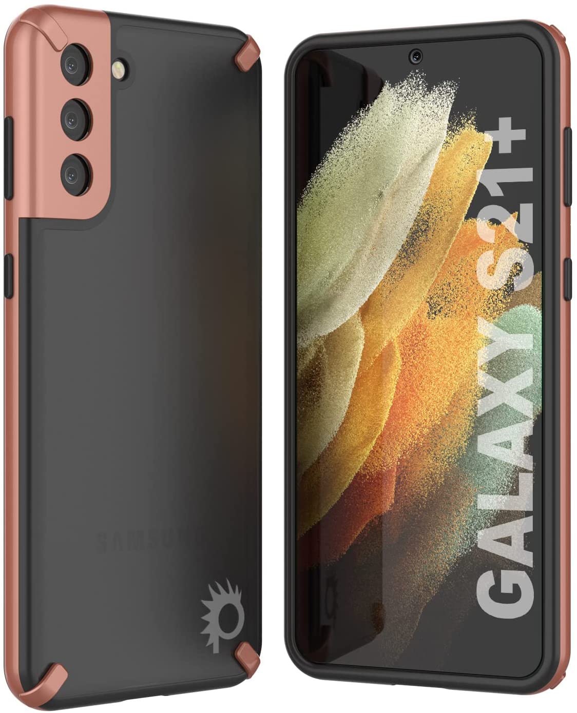 Punkcase Galaxy S21 Plus Case [Mirage Series] Heavy Duty Phone Cover (Blue)