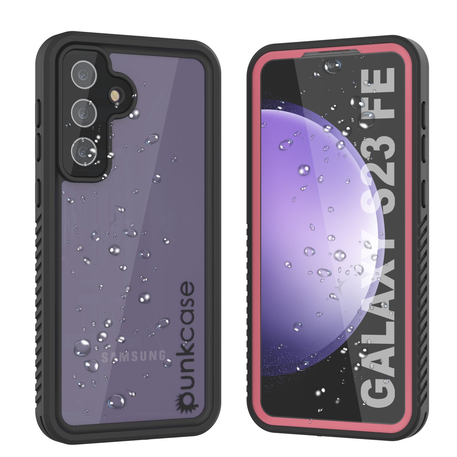 Galaxy S23 FE Water/ Shock/ Snowproof [Extreme Series] Slim Screen Protector Case [Red]