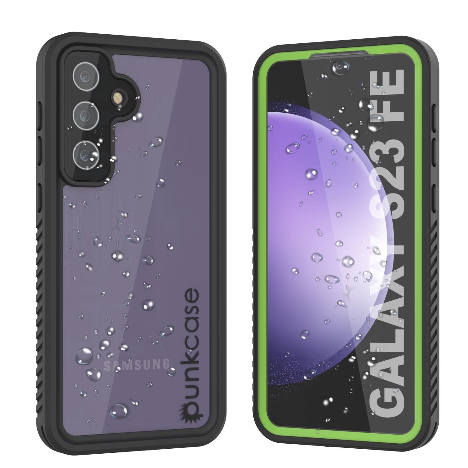 Galaxy S23 FE Water/ Shockproof [Extreme Series] Slim Screen Protector Case [Purple]
