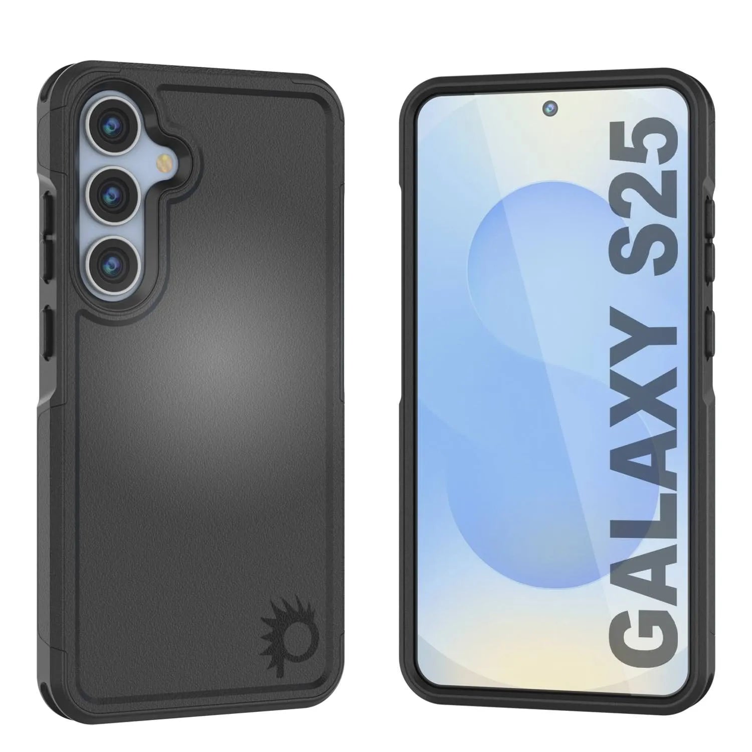 PunkCase Galaxy S25 Case, [Spartan 2.0 Series] Clear Rugged Heavy Duty Cover [Purple]