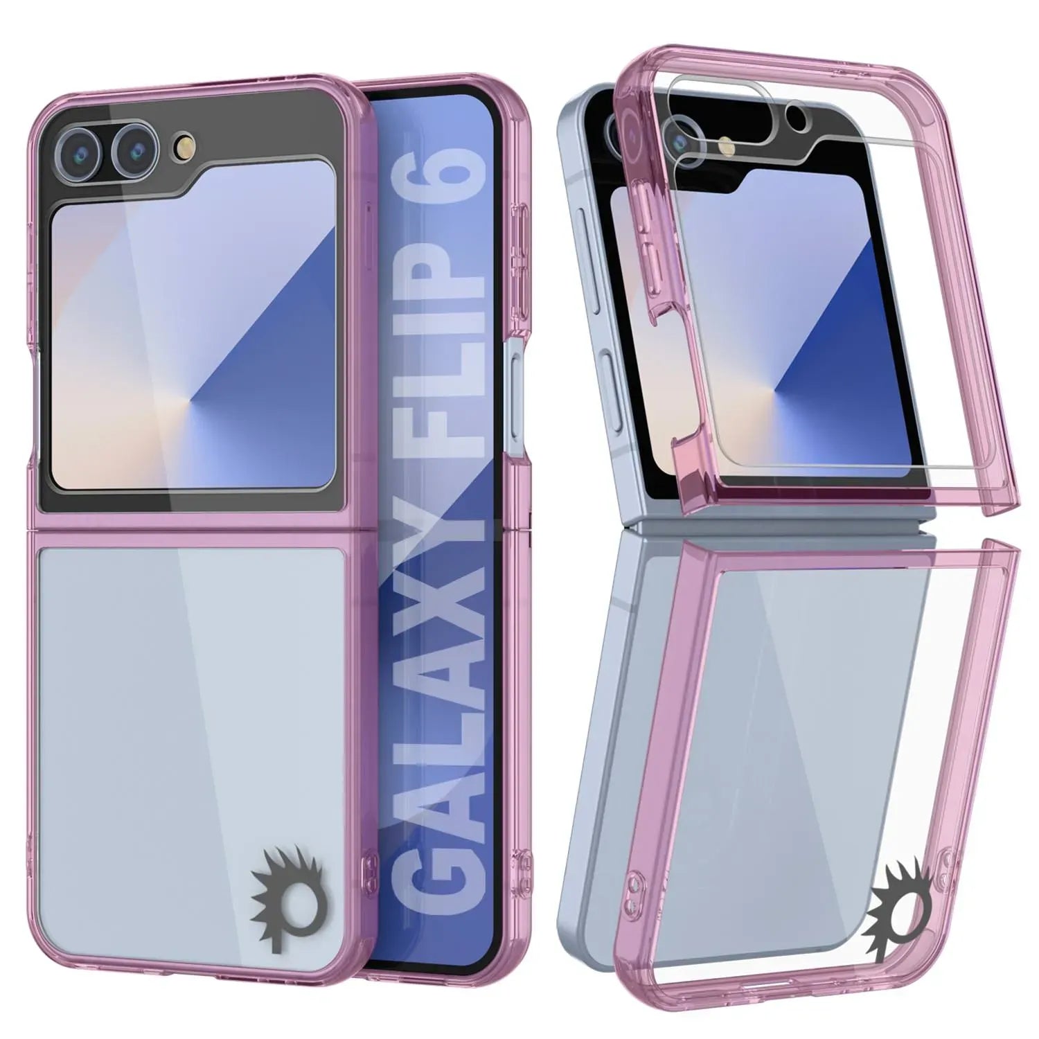 Galaxy Z Flip6 Case [Clear Acrylic Series] [Non-Slip] For Galaxy Z Flip6 [Green]