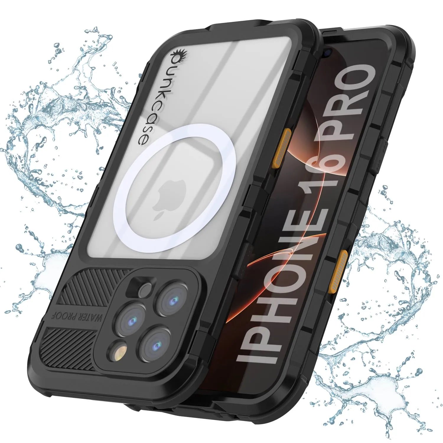 iPhone 16 Pro Metal Extreme 2.0 Series Aluminum Waterproof Case IP68 W/Buillt in Screen Protector [Purple]