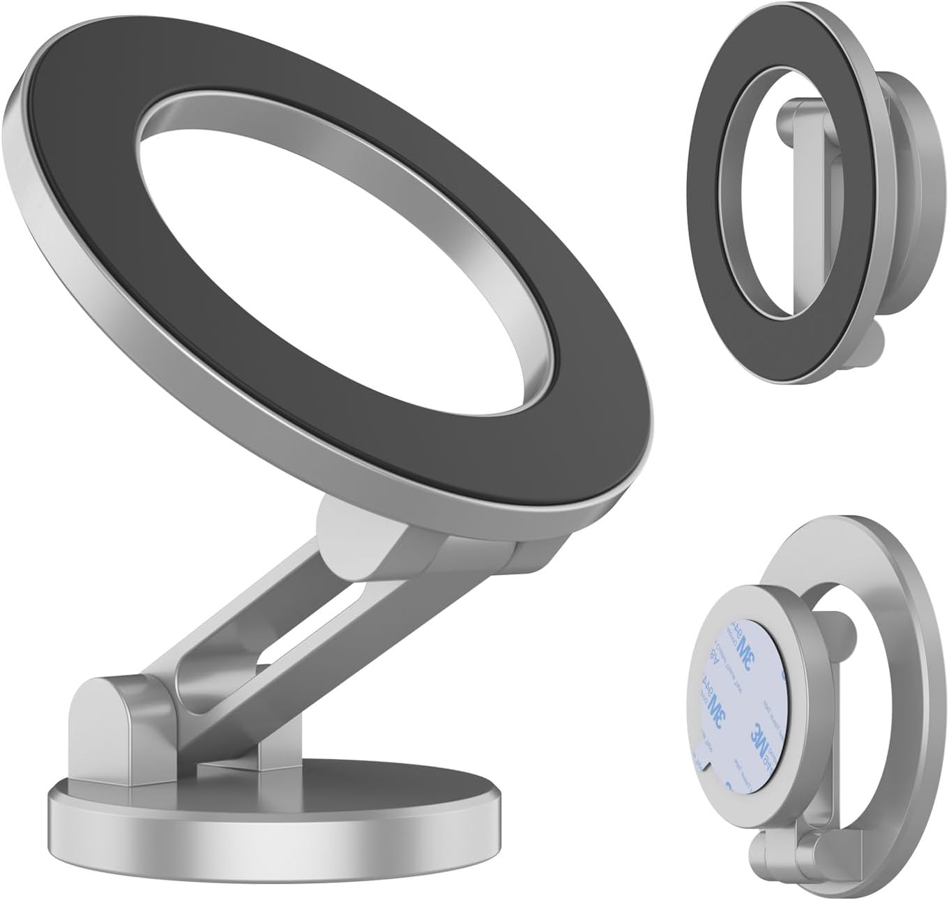 PunkCase MagnoGrip 360 | Powerful Aluminium Alloy Car Phone Holder [Black]