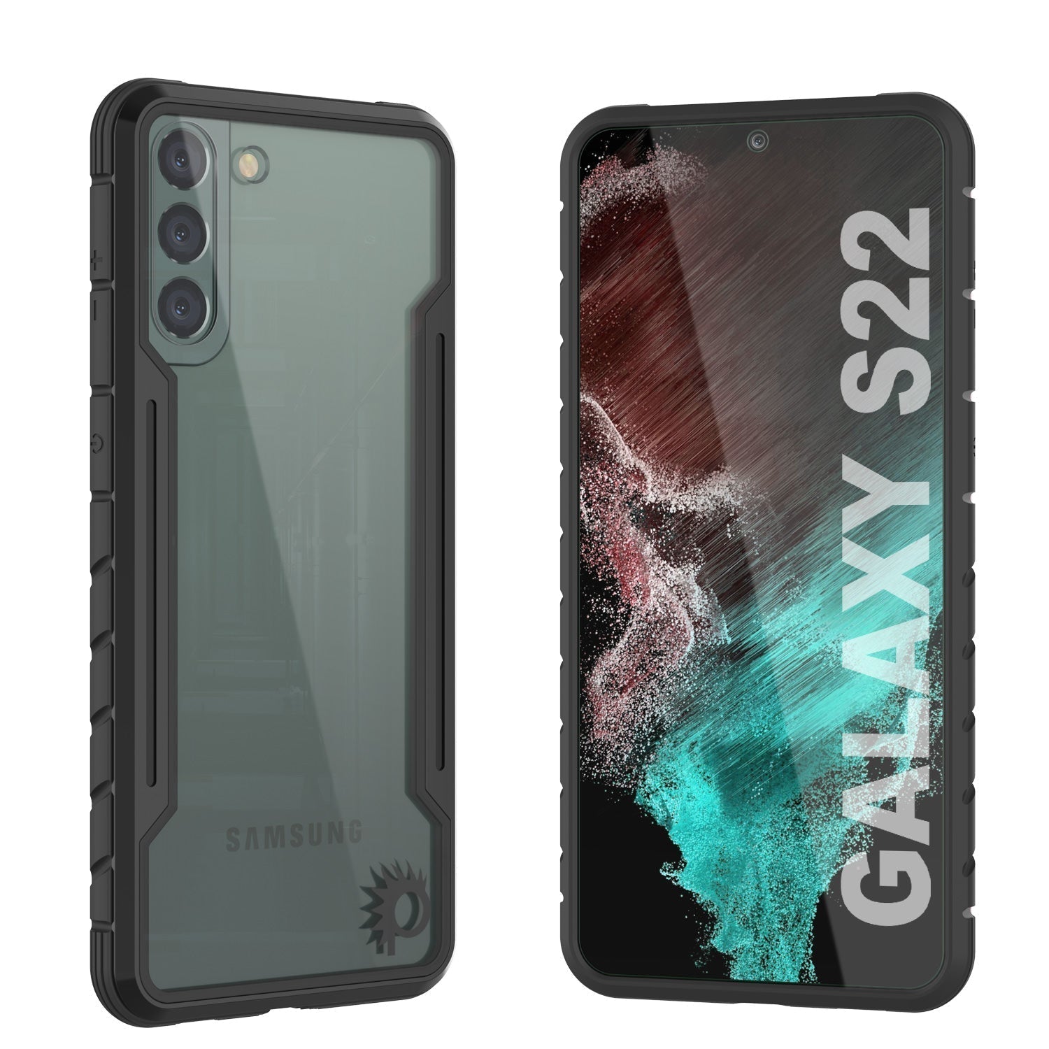 Punkcase S22 ravenger Case Protective Military Grade Multilayer Cover [Rose-Gold]