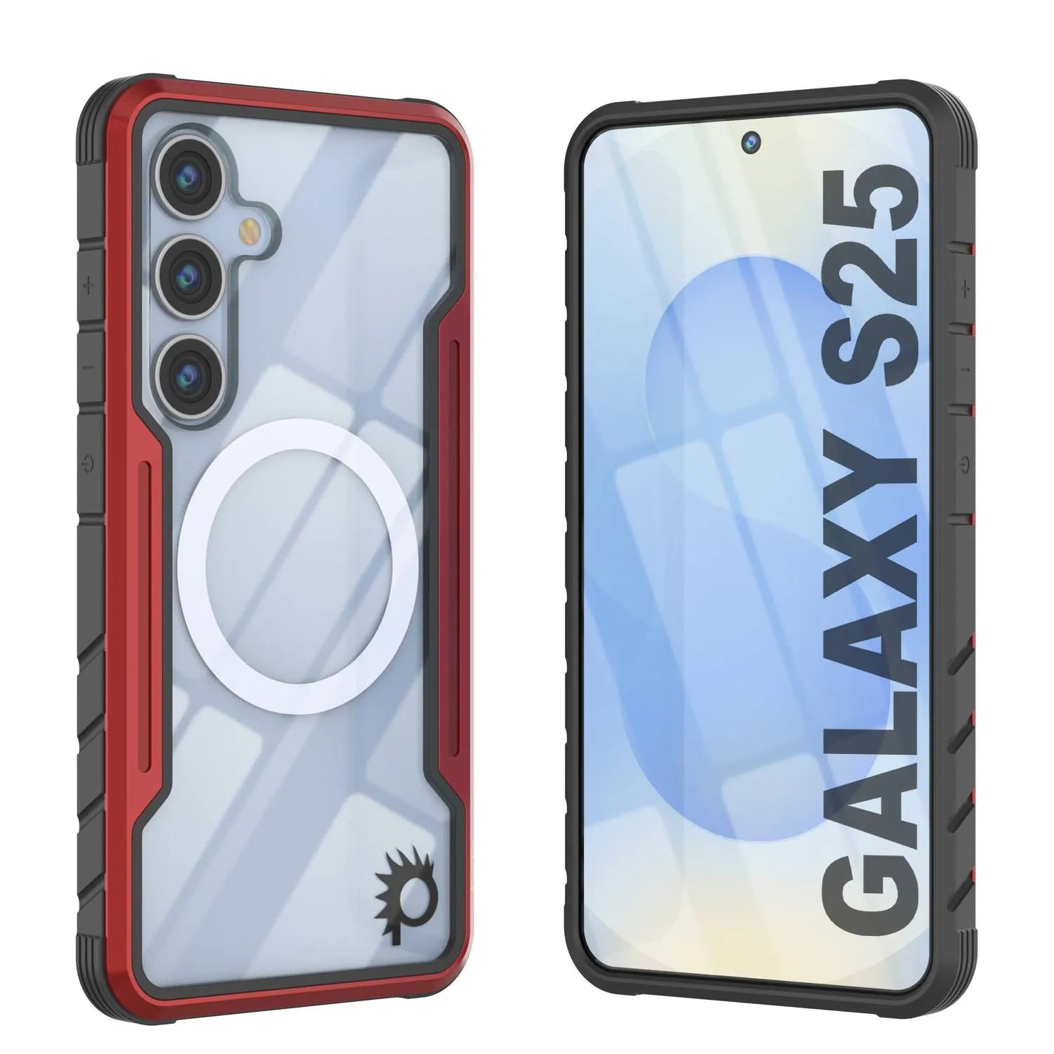 Punkcase S25 Armor Stealth Case Protective Military Grade Multilayer Cover [Grey-Black]