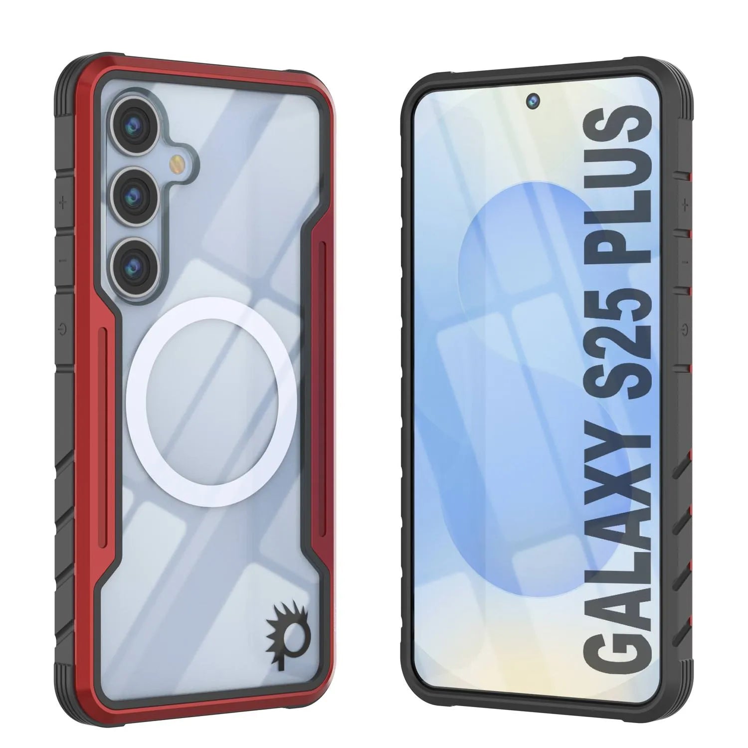 Punkcase S25+ Plus Armor Stealth Case Protective Military Grade Multilayer Cover [Rainbow]