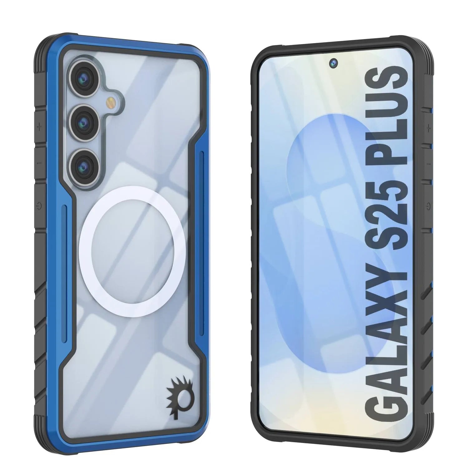 Punkcase S25+ Plus Armor Stealth Case Protective Military Grade Multilayer Cover [Grey]