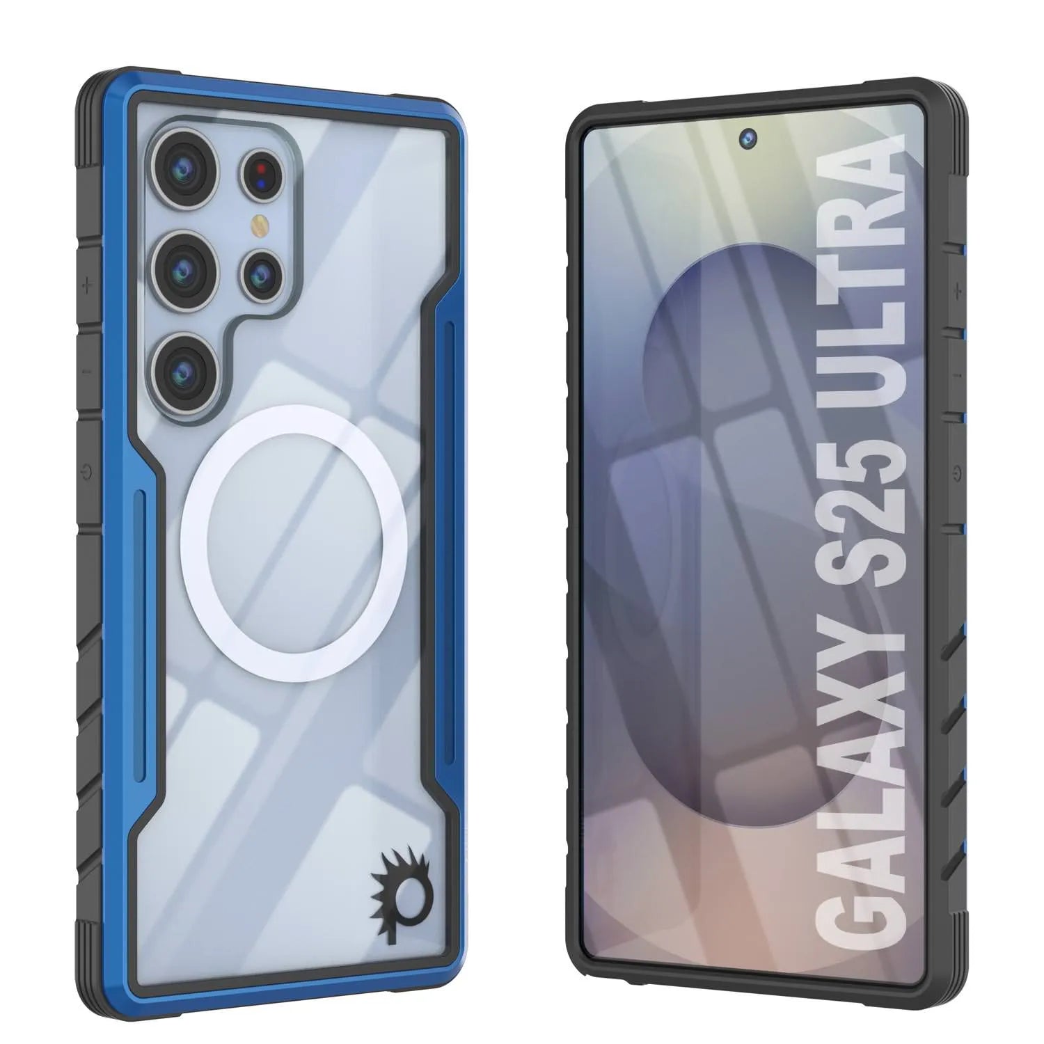 Punkcase S25 Ultra Armor Stealth Case Protective Military Grade Multilayer Cover [Black]