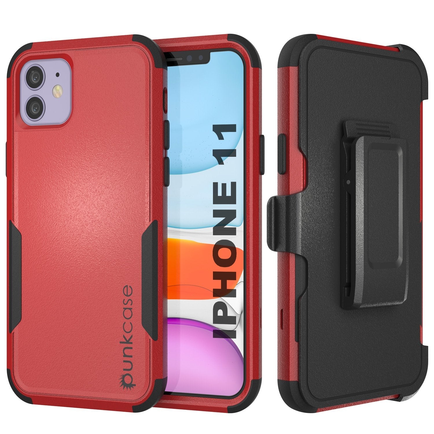 Punkcase for iPhone 11 Belt Clip Multilayer Holster Case [Patron Series] [Mint]