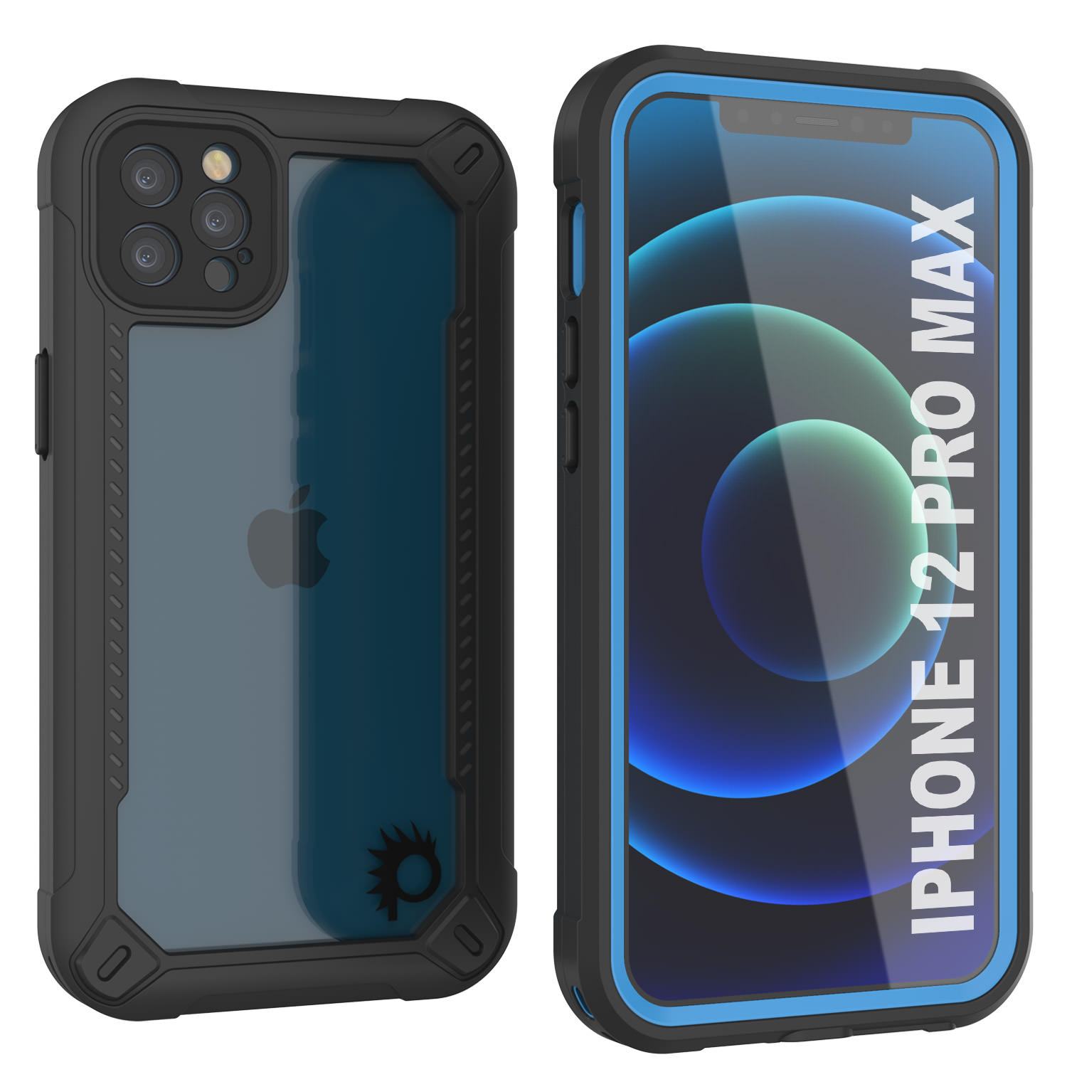 iPhone 12 Pro Max Waterproof IP68 Case, Punkcase [white]  [Maximus Series] [Slim Fit] [IP68 Certified] [Shockresistant] Clear Armor Cover with Screen Protector | Ultimate Protection