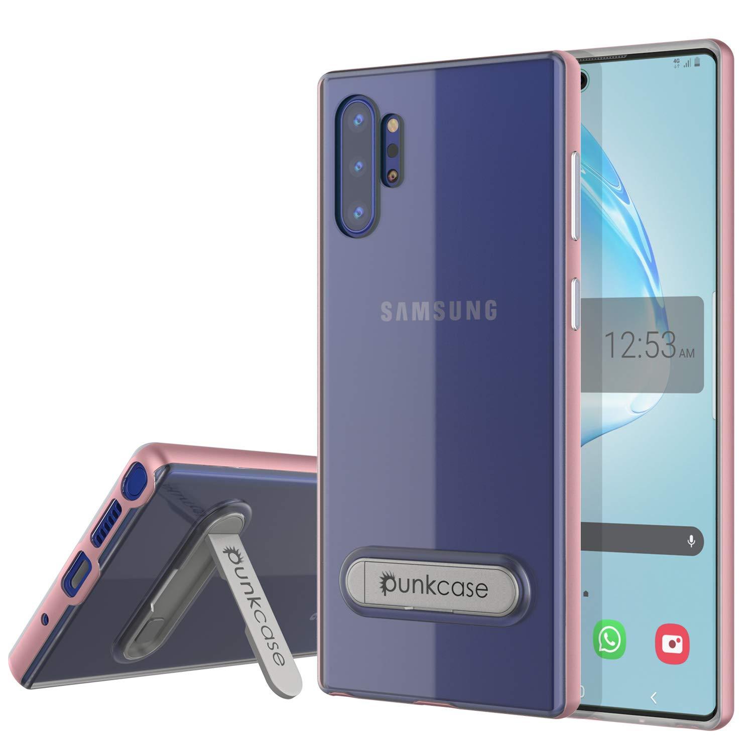 Galaxy Note 10+ Plus Lucid 3.0 PunkCase Armor Cover w/Integrated Kickstand and Screen Protector [Gold]
