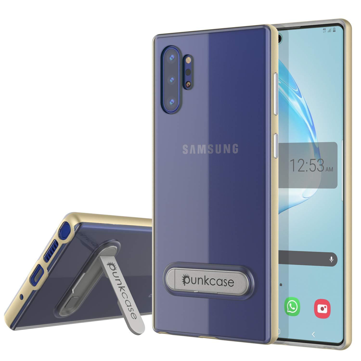 Galaxy Note 10+ Plus Lucid 3.0 PunkCase Armor Cover w/Integrated Kickstand and Screen Protector [Grey]