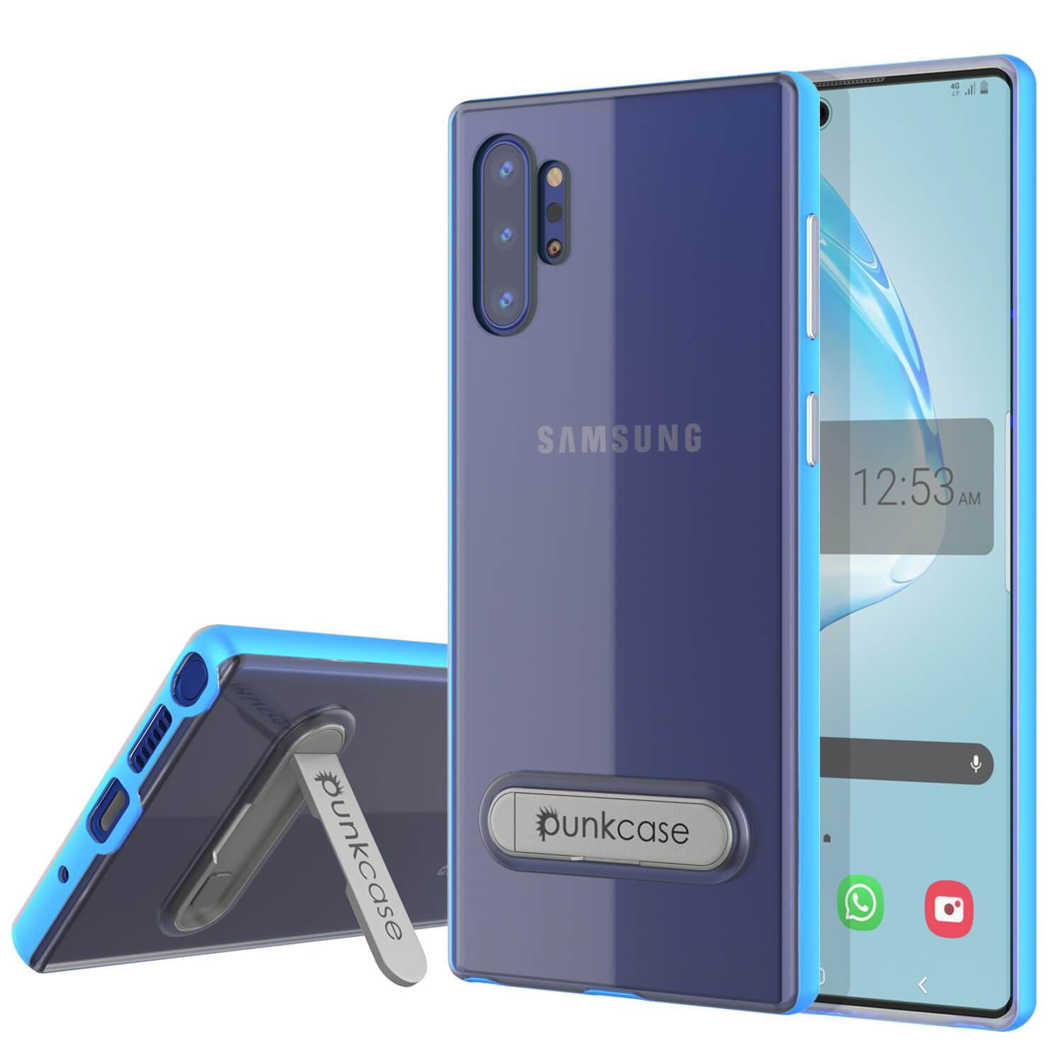 Galaxy Note 10+ Plus Lucid 3.0 PunkCase Armor Cover w/Integrated Kickstand and Screen Protector [Grey]