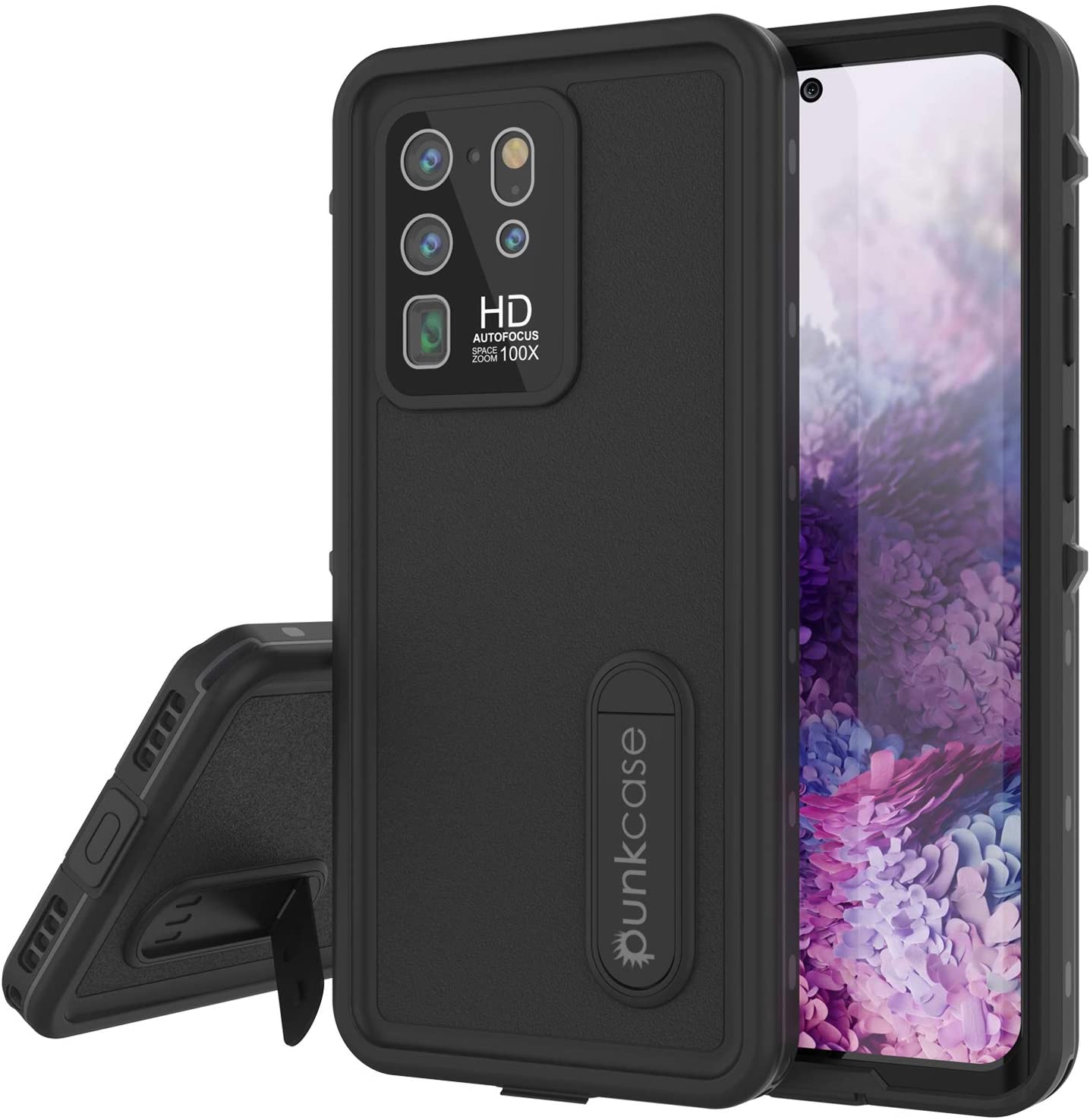 Galaxy S20 Ultra Waterproof Case, Punkcase [KickStud Series] Armor Cover [White]