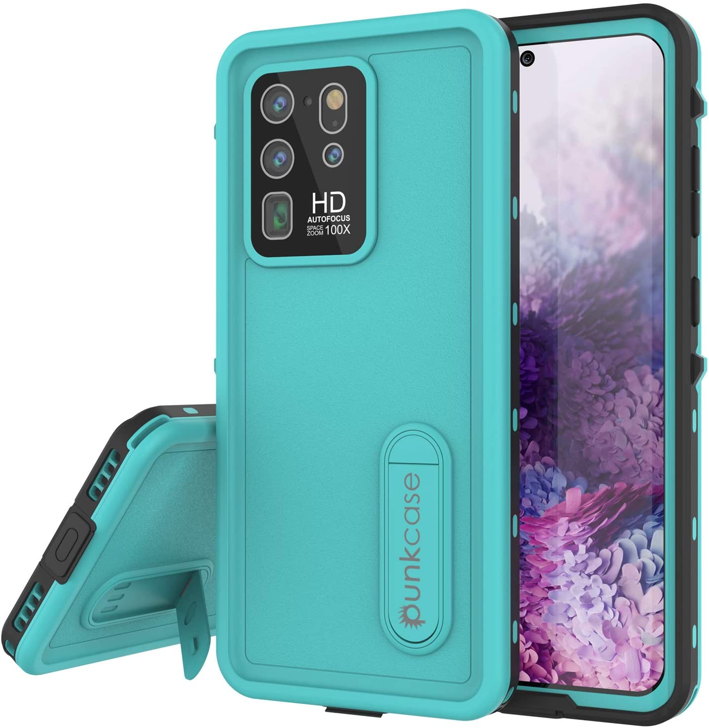 Galaxy S20 Ultra Waterproof Case, Punkcase [KickStud Series] Armor Cover [White]