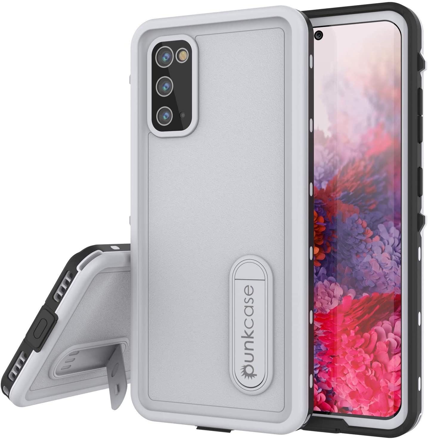 Galaxy S20 Waterproof Case, Punkcase [KickStud Series] Armor Cover [Teal]