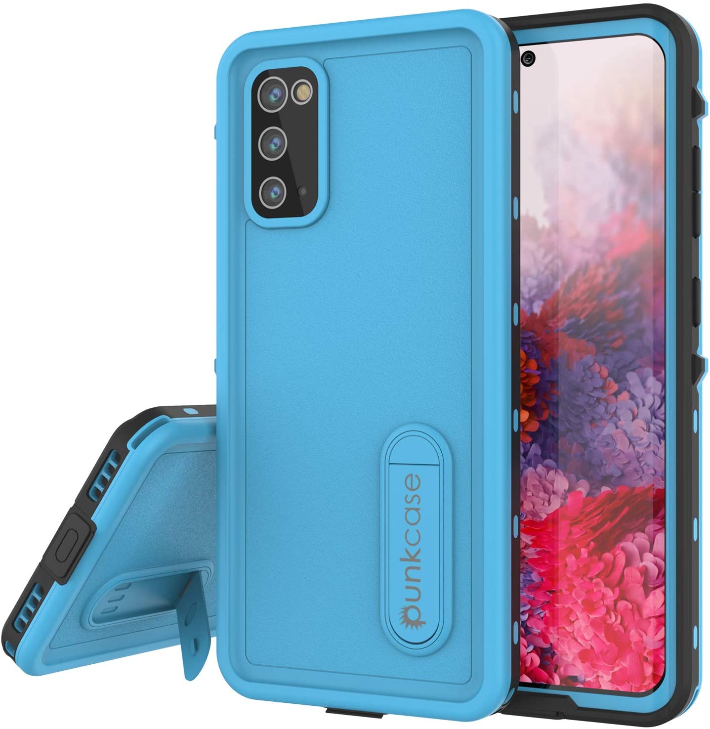 Galaxy S20 Waterproof Case, Punkcase [KickStud Series] Armor Cover [White]