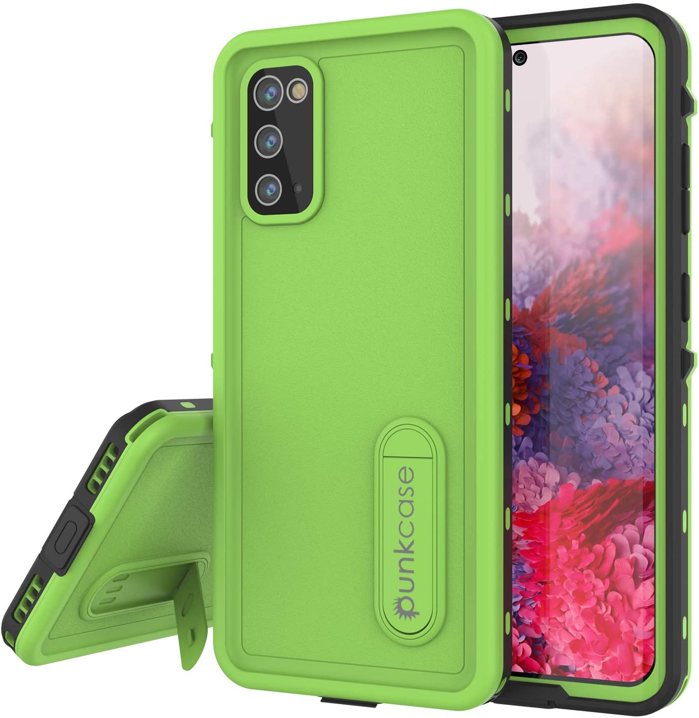 Galaxy S20 Waterproof Case, Punkcase [KickStud Series] Armor Cover [Purple]