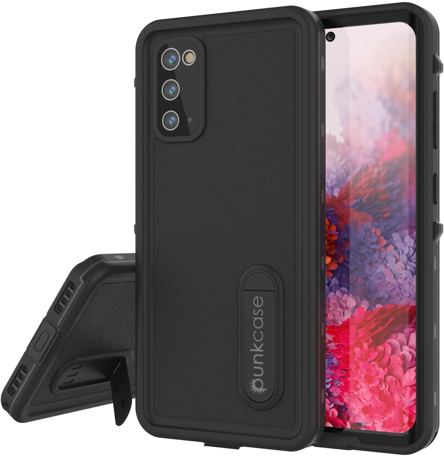 Galaxy S20 Waterproof Case, Punkcase [KickStud Series] Armor Cover [Purple]