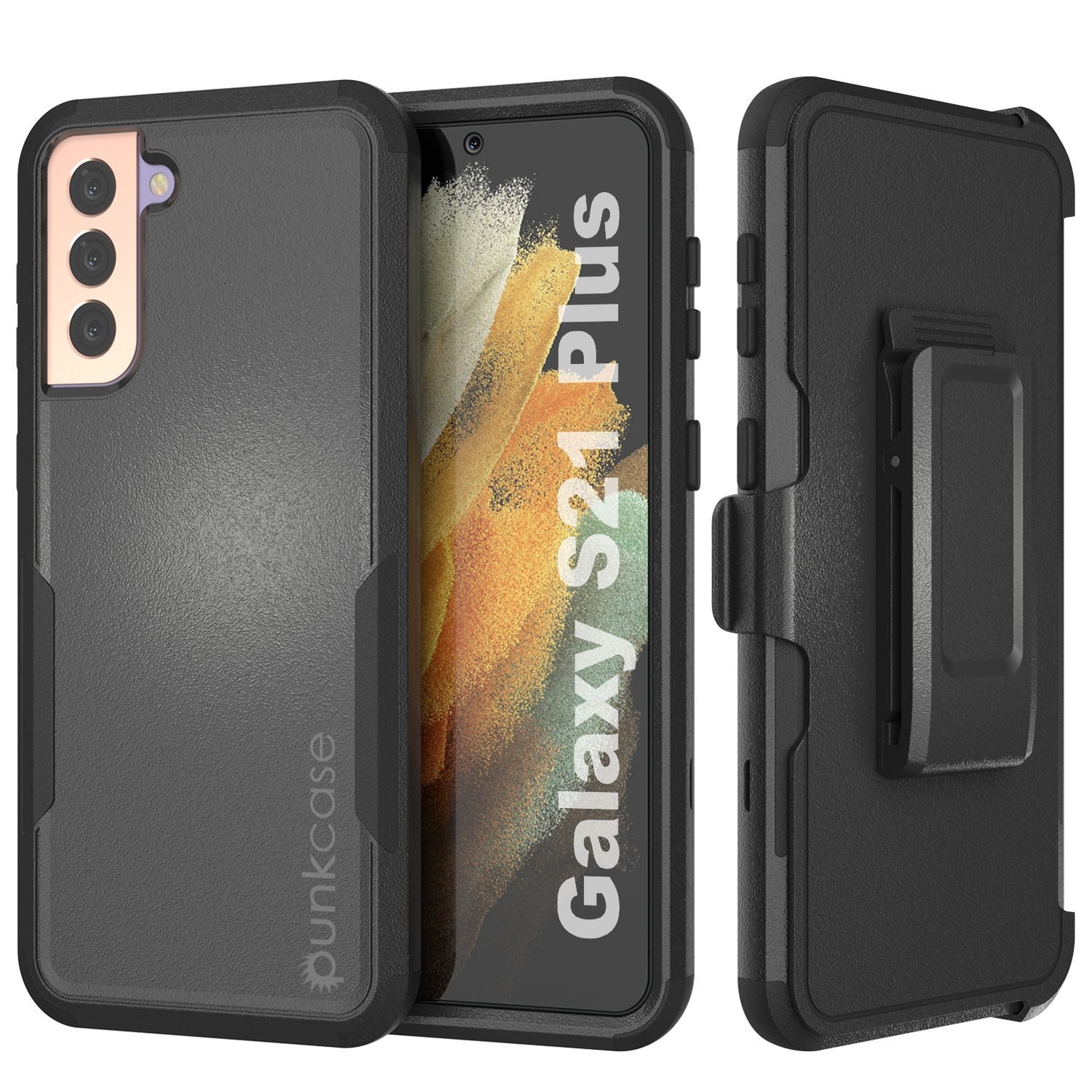 Punkcase for Galaxy S21+ Plus 5G Belt Clip Multilayer Holster Case [Patron Series] [Mint]