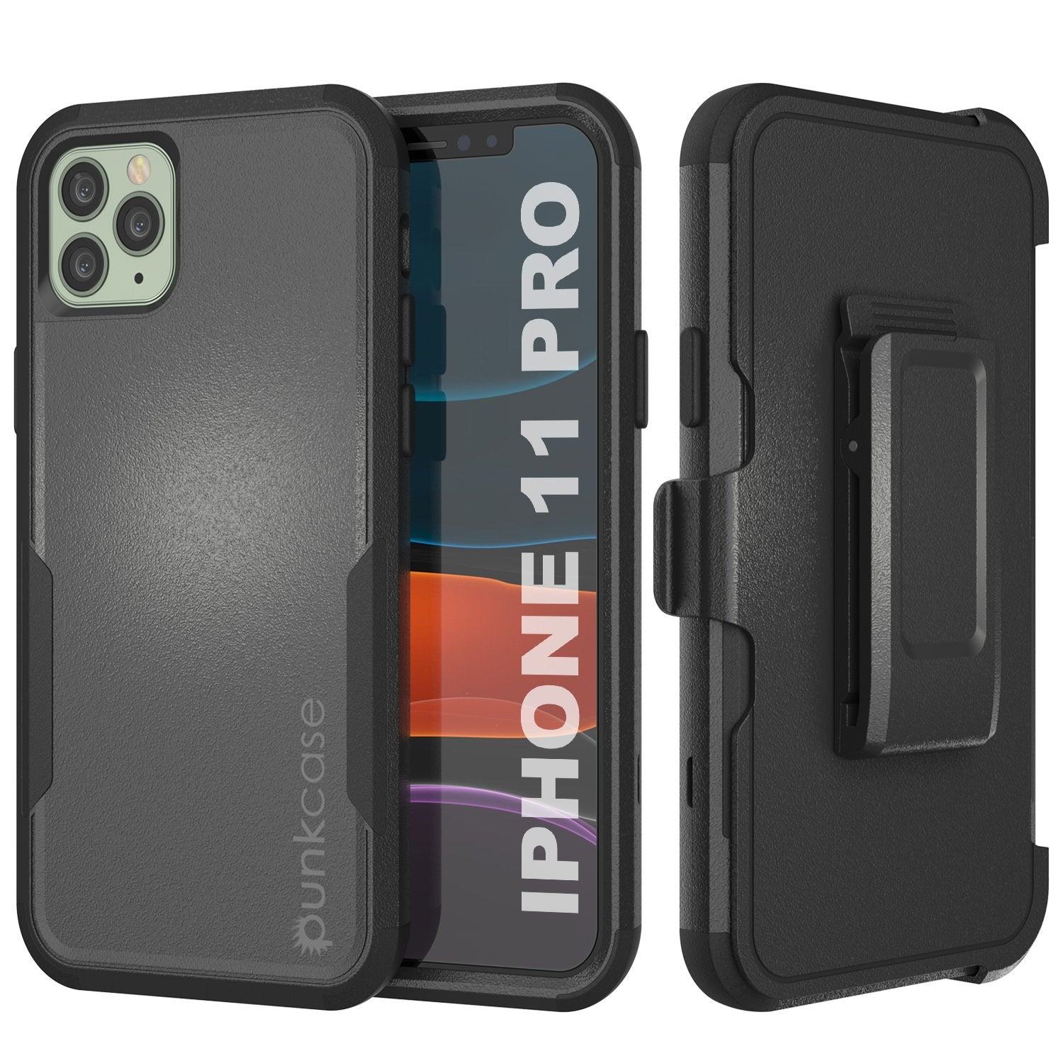 Punkcase for iPhone 11 Pro Belt Clip Multilayer Holster Case [Patron Series] [Mint]