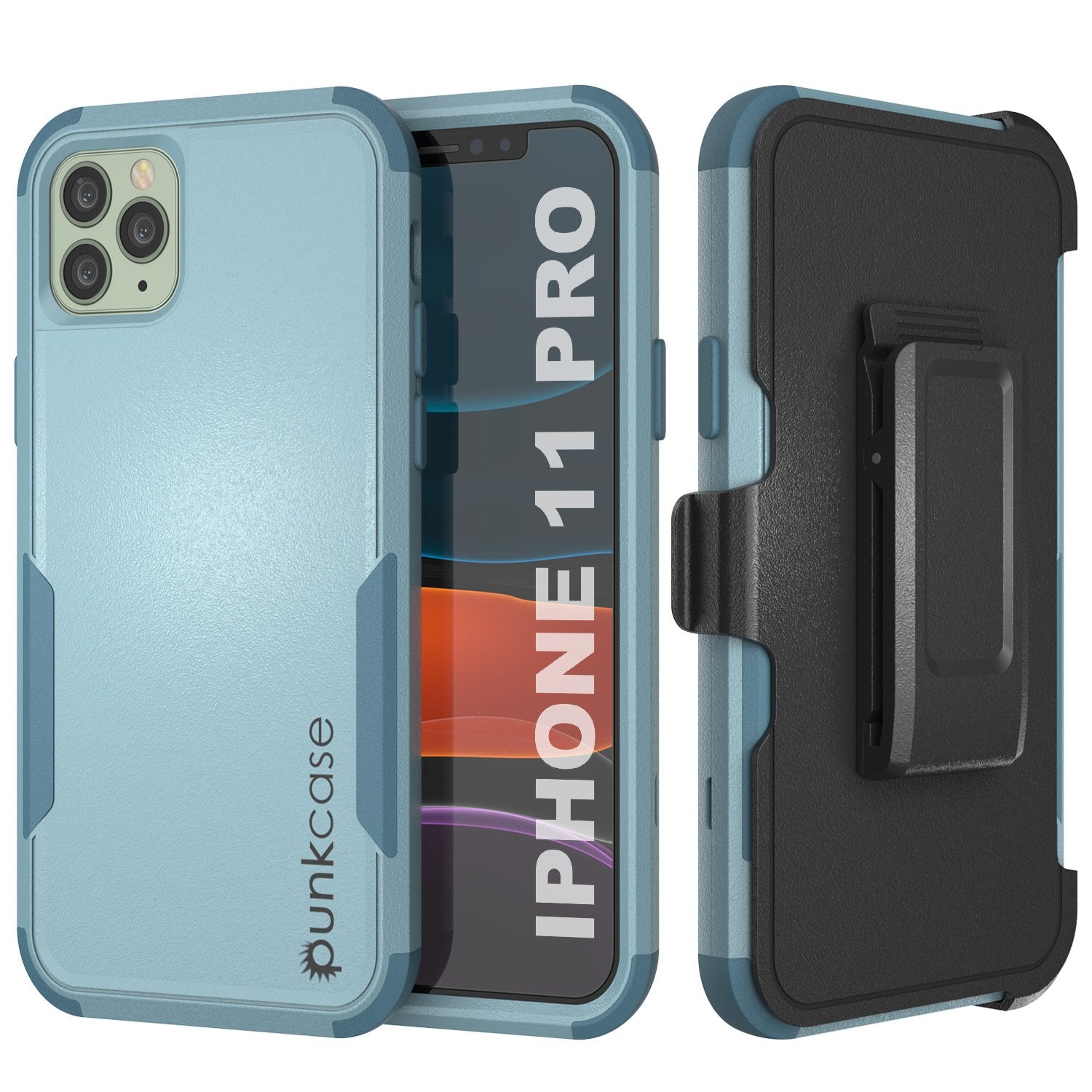 Punkcase for iPhone 11 Pro Belt Clip Multilayer Holster Case [Patron Series] [Pink]