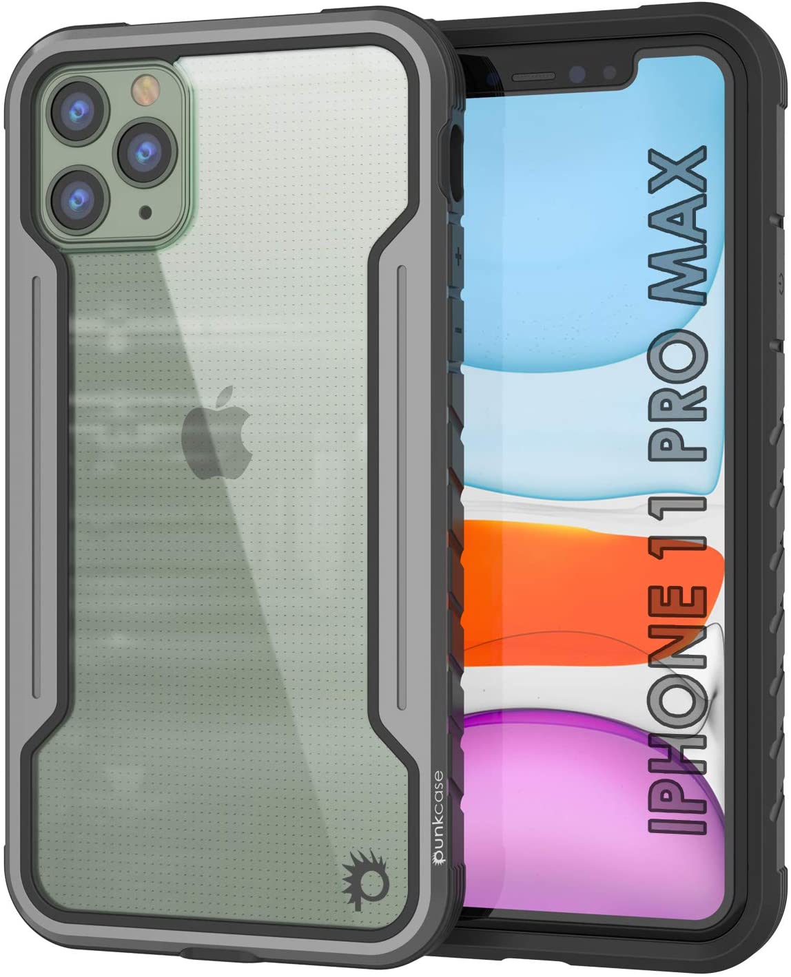 Punkcase iPhone 11 Pro Max ravenger Case Protective Military Grade Multilayer Cover [Rainbow]