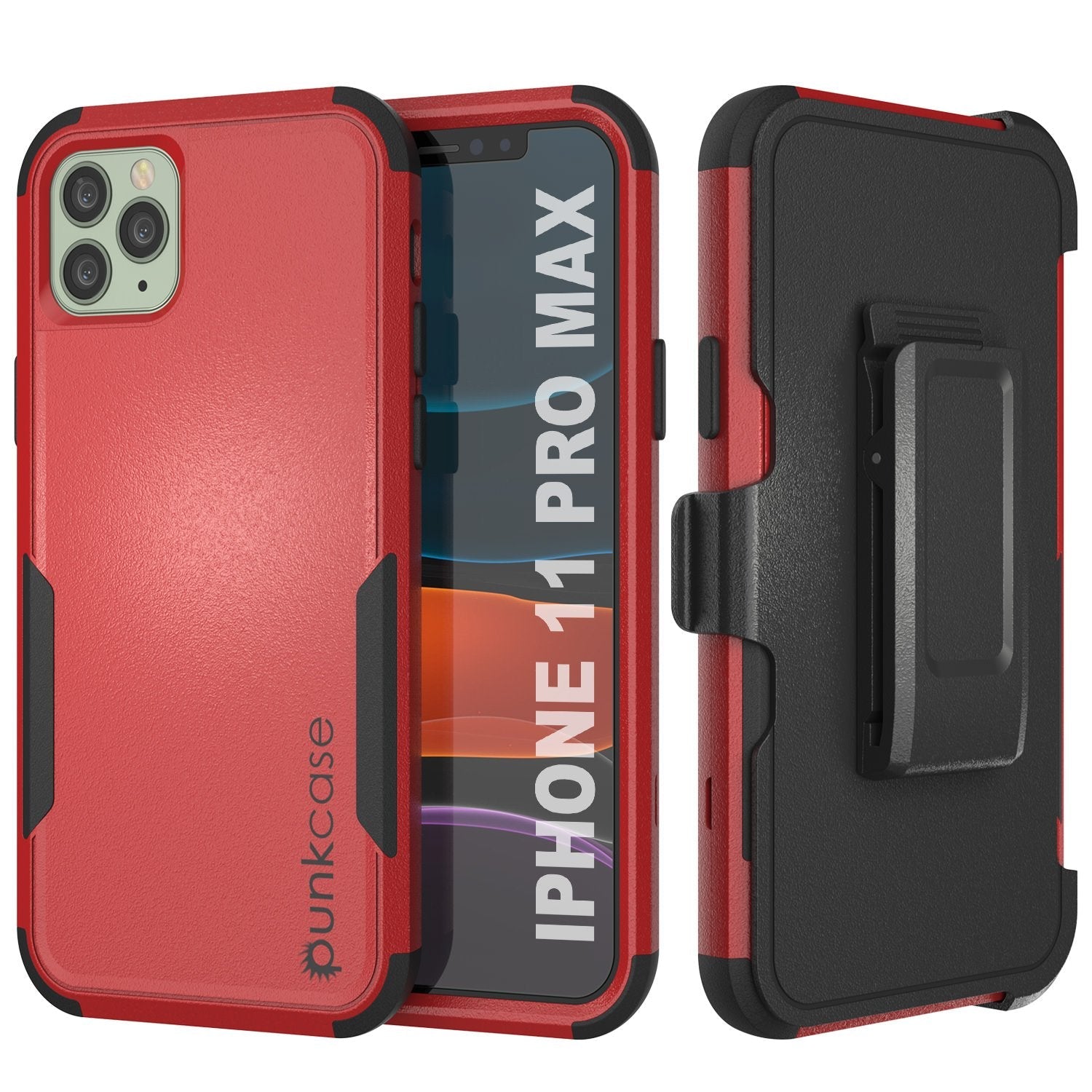 Punkcase for iPhone 11 Pro Max Belt Clip Multilayer Holster Case [Patron Series] [Mint]