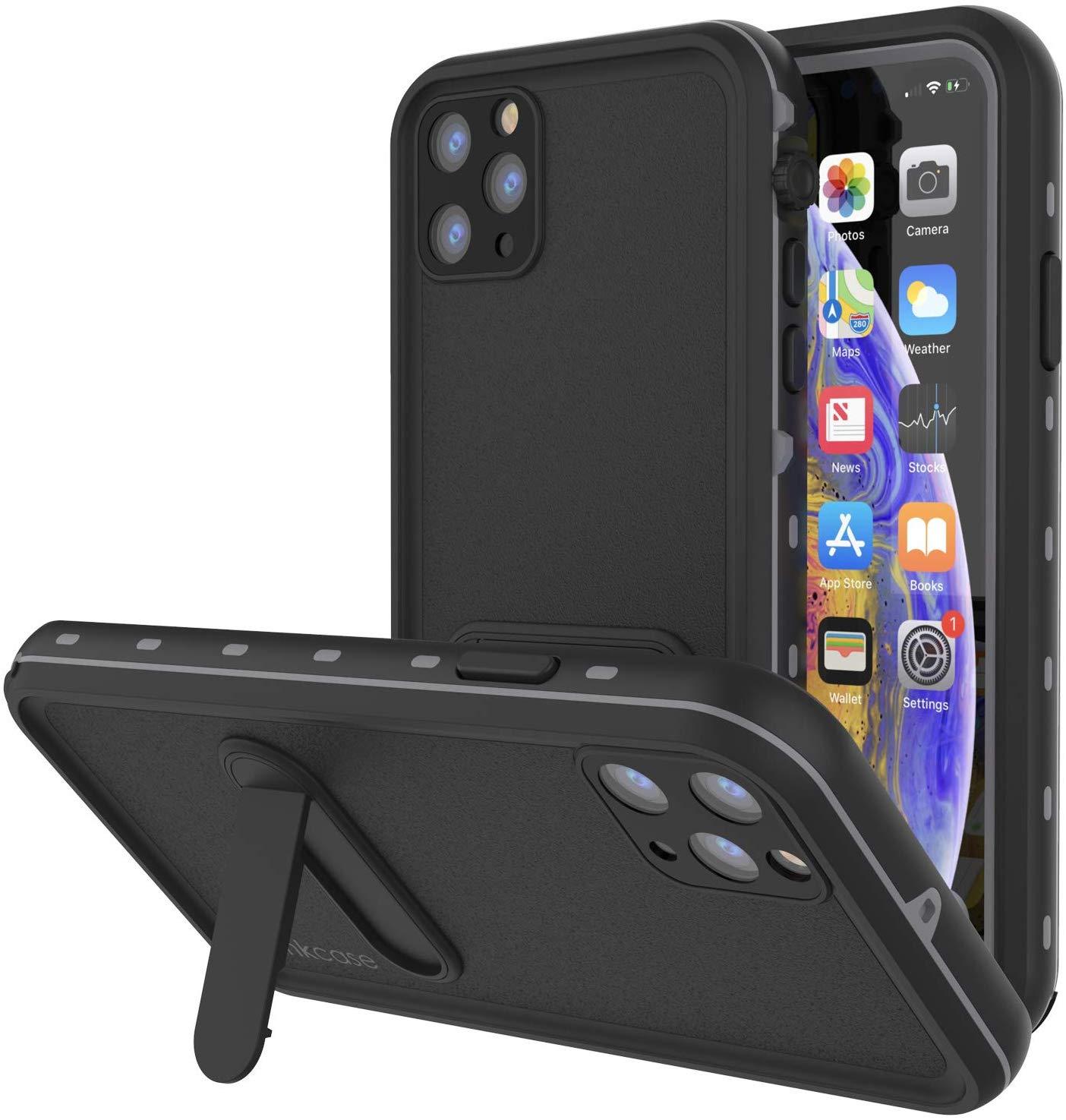 iPhone 11 Pro Max Waterproof Case, Punkcase [KickStud Series] Armor Cover [Teal]
