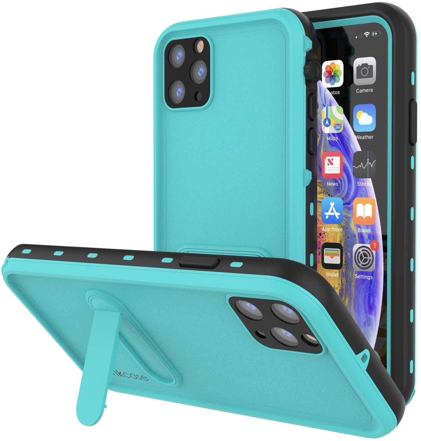 iPhone 11 Pro Max Waterproof Case, Punkcase [KickStud Series] Armor Cover [Pink]