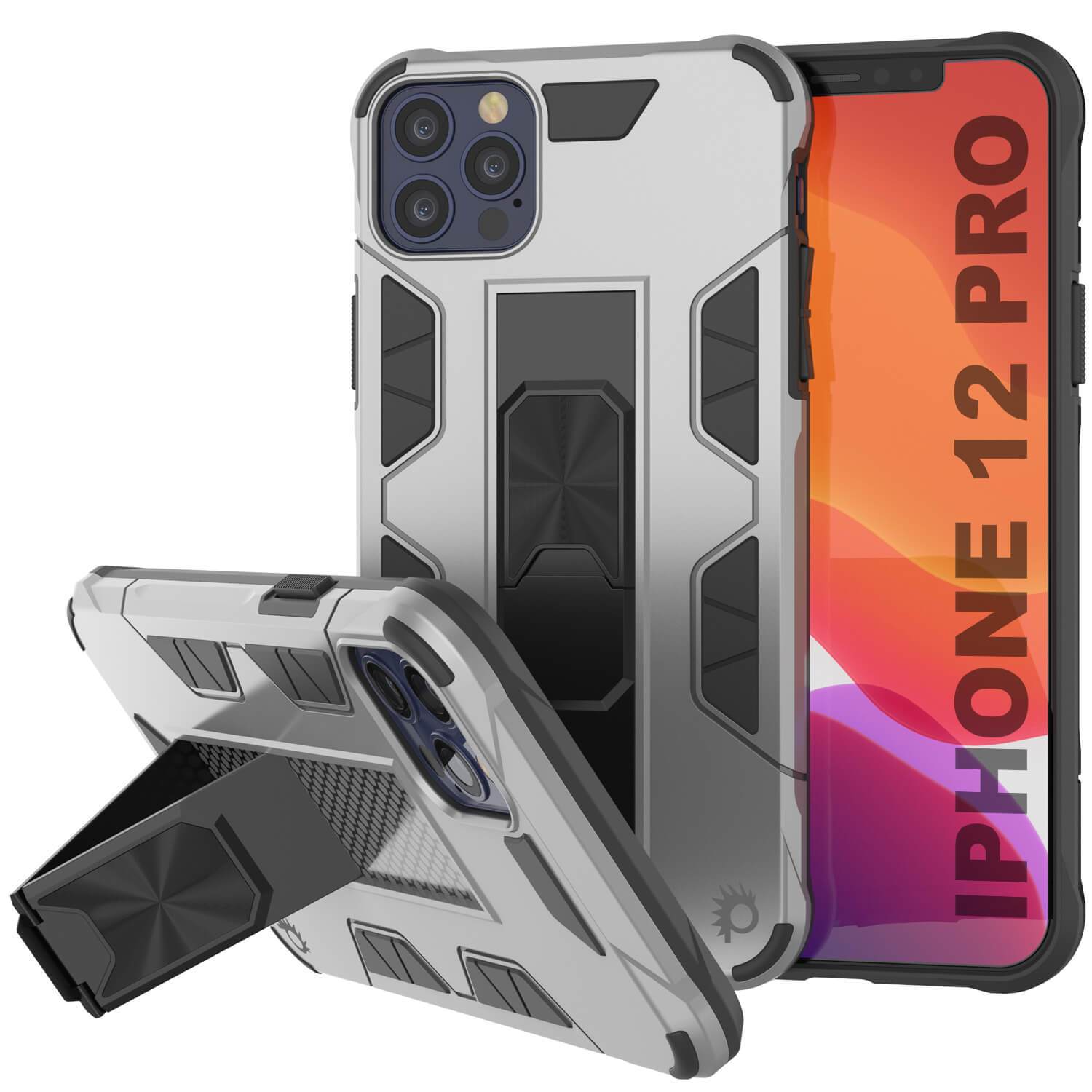 Punkcase iPhone 12 Pro Case [ArmorShield Series] Military Style Protective Dual Layer Case Gold