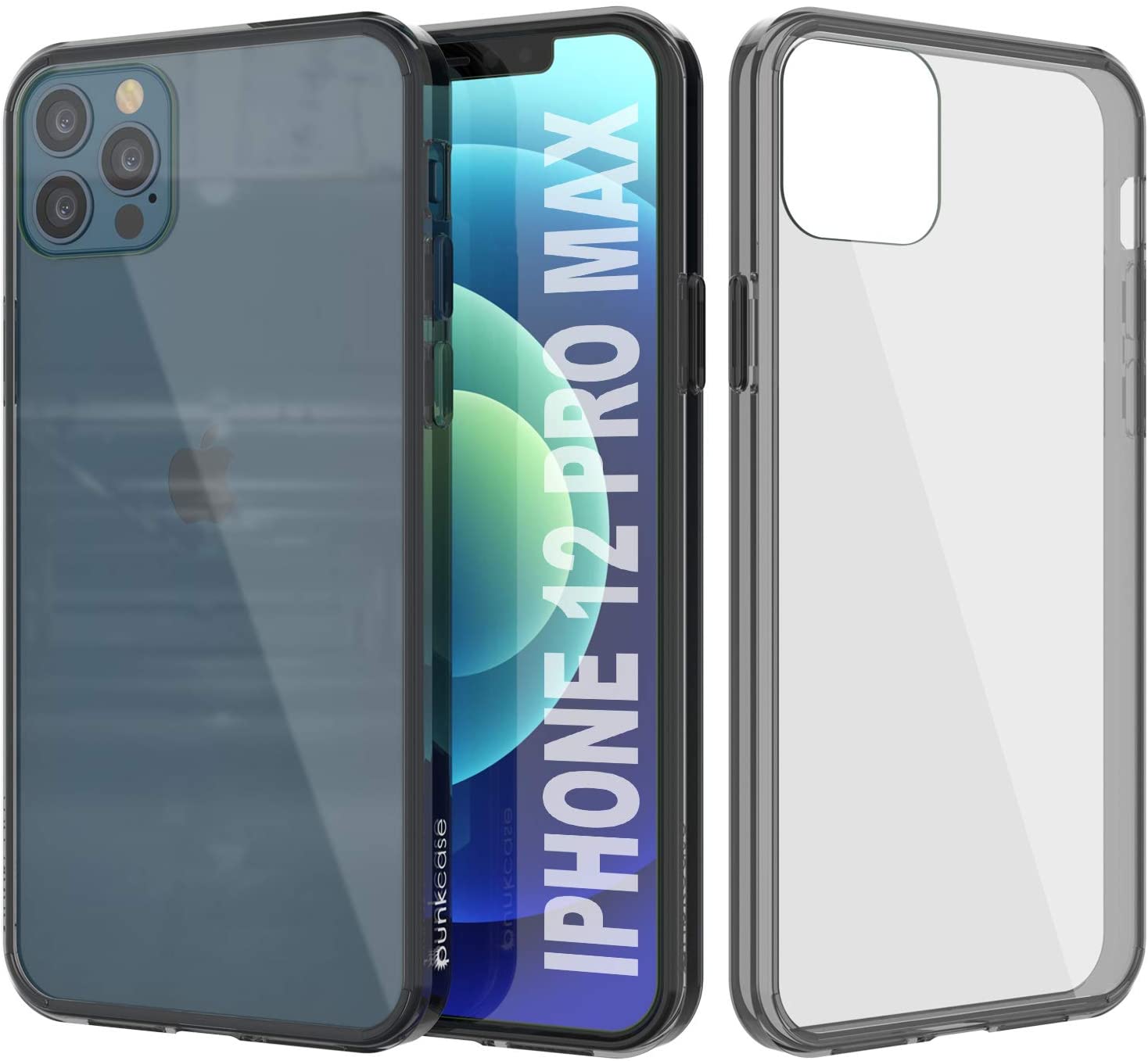 iPhone 12 Pro Max Case Punkcase® LUCID 2.0 Clear Series Series w/ PUNK SHIELD Screen Protector | Ultra Fit