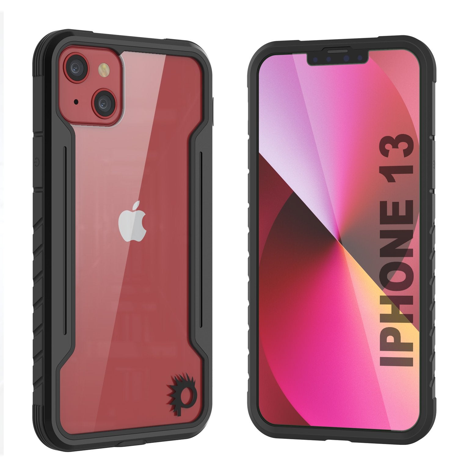 Punkcase iPhone 14 Ravenger MAG Defense Case Protective Military Grade Multilayer Cover [Rainbow]