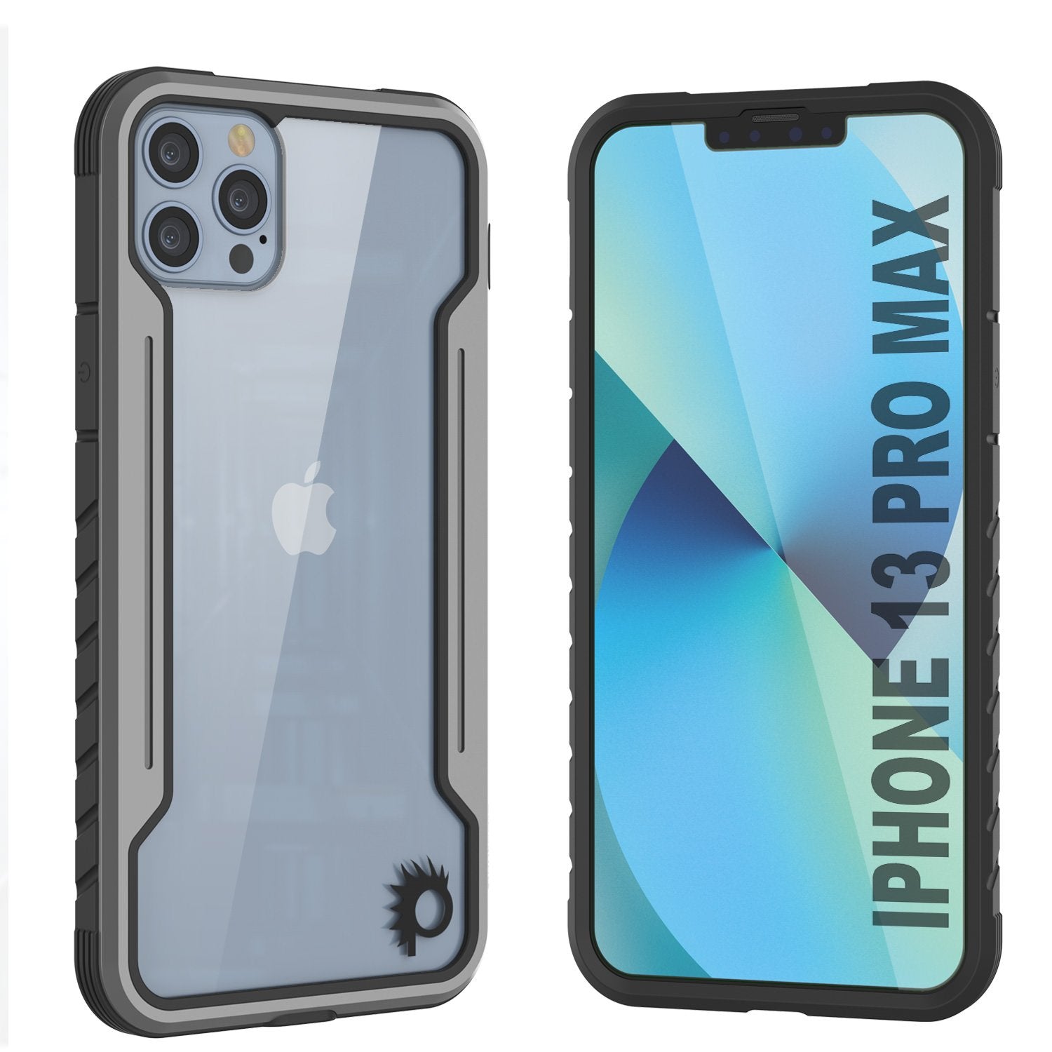 Punkcase iPhone 14 Pro Max Ravenger MAG Defense Case Protective Military Grade Multilayer Cover [Grey]