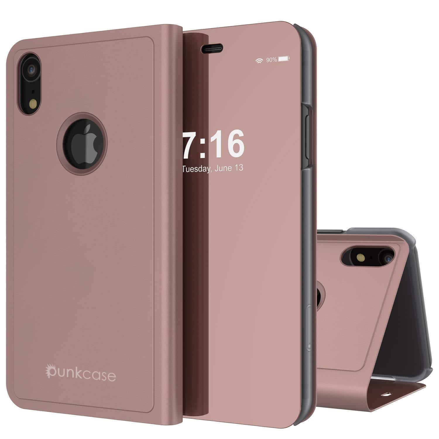 Punkcase iPhone 11 / XI Reflector Case Protective Flip Cover [Silver]