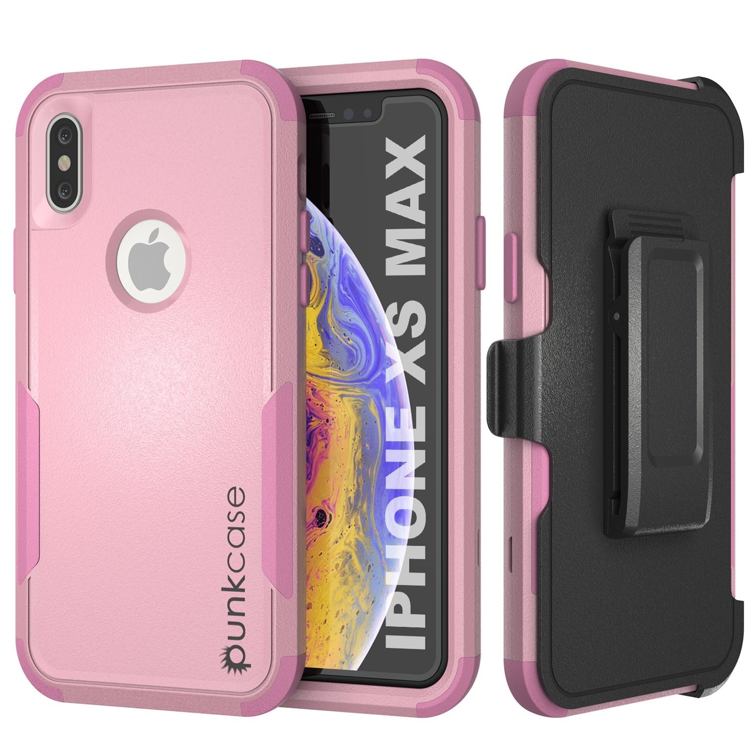 Punkcase for iPhone XS Max Belt Clip Multilayer Holster Case [Patron Series] [Mint]