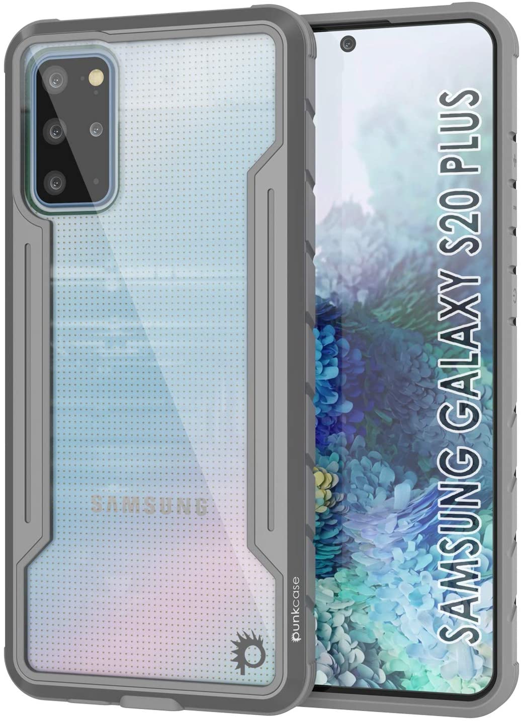 Punkcase S20+ Plus ravenger Case Protective Military Grade Multilayer Cover [Rainbow]