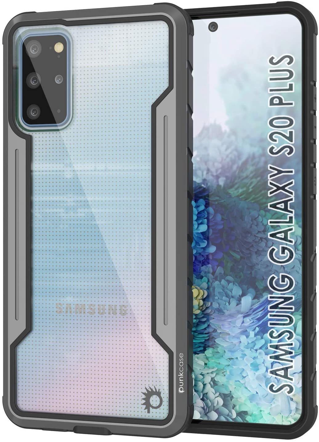 Punkcase S20+ Plus ravenger Case Protective Military Grade Multilayer Cover [Rainbow]