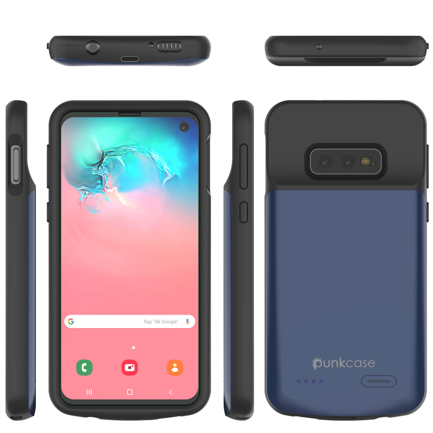 PunkJuice S10e Battery Case Reg. Blue - Fast Charging Power Juice Bank with 4700mAh