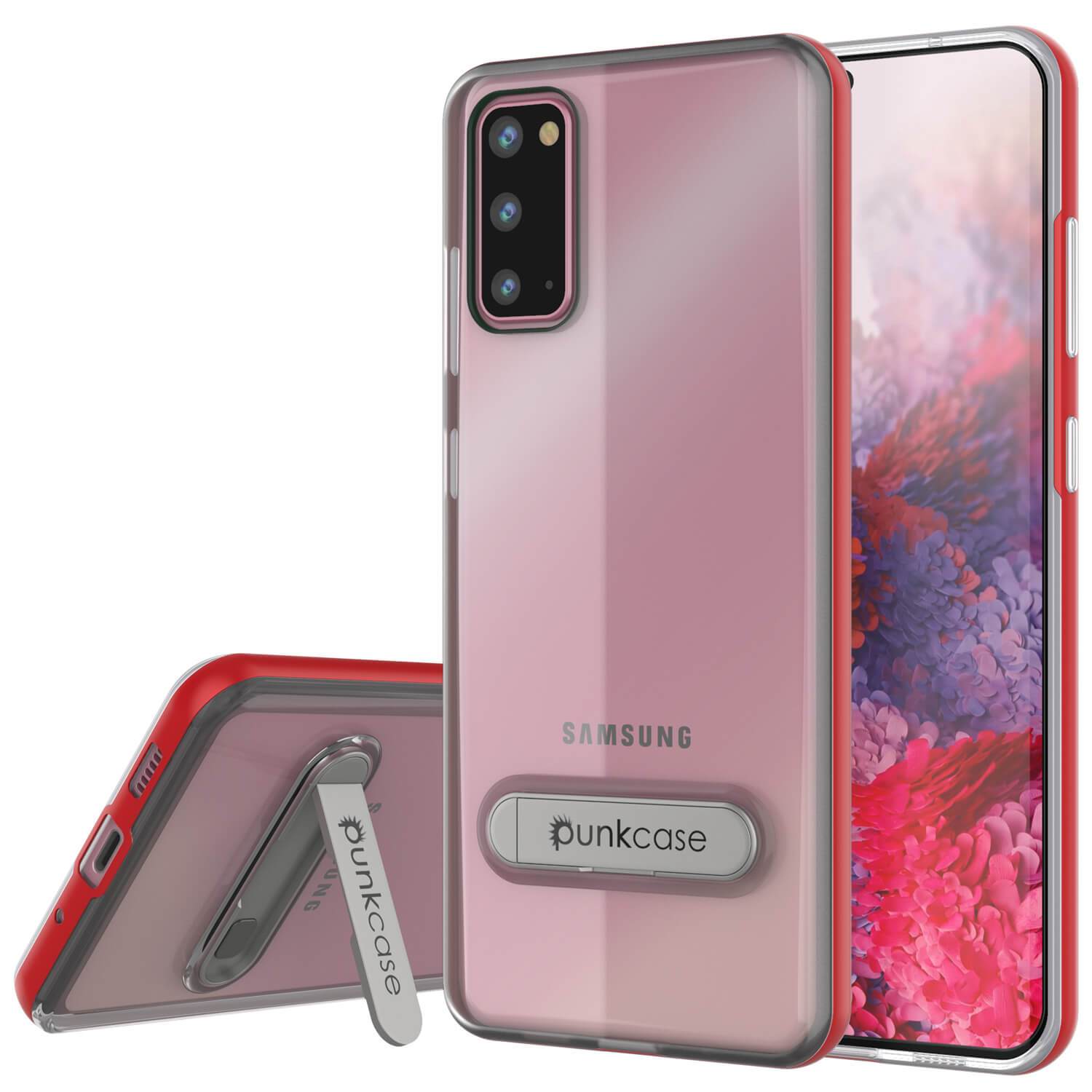 Galaxy S20 Case, PUNKcase [LUCID 3.0 Series] [Slim Fit] Armor Cover w/ Integrated Screen Protector [Grey]