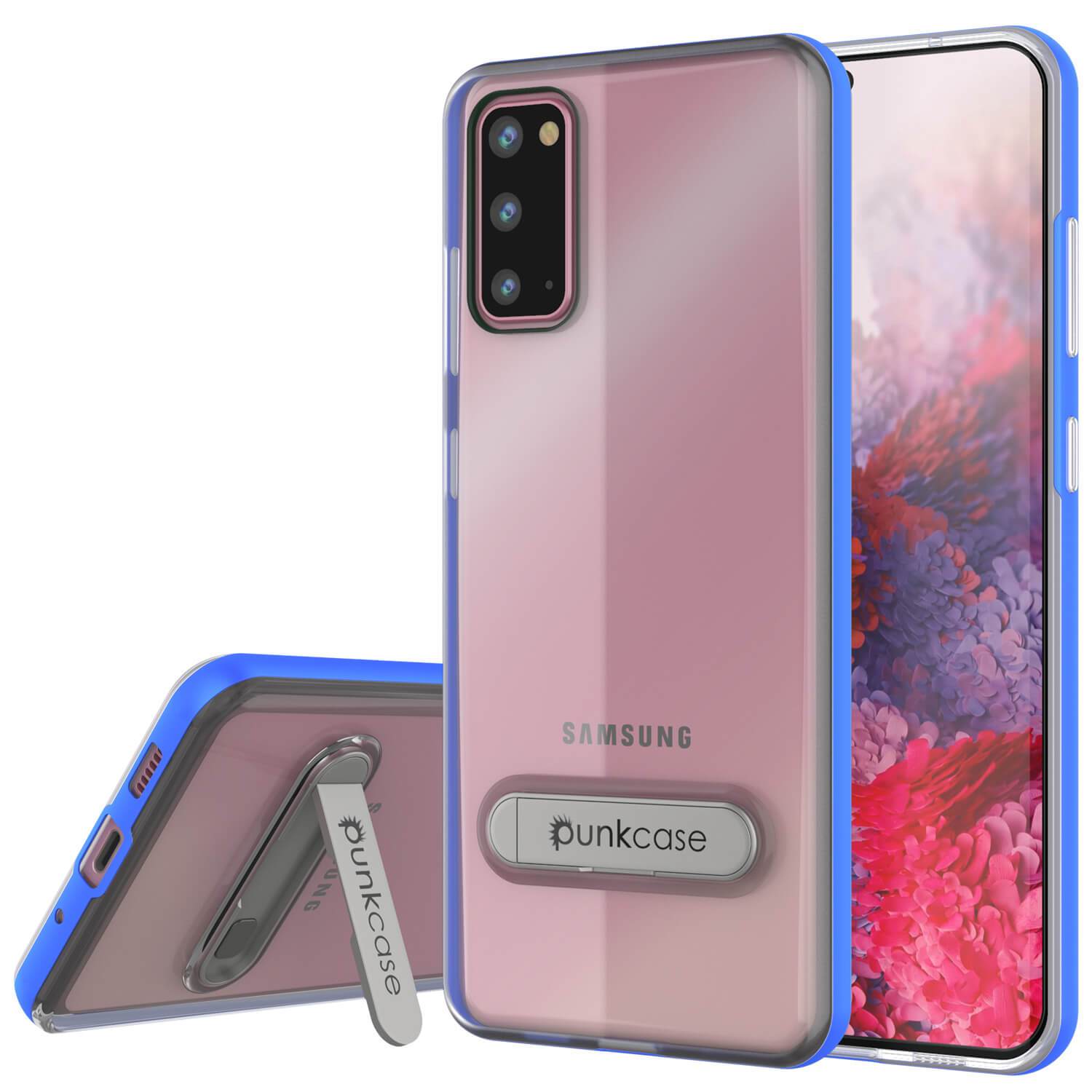 Galaxy S20 Case, PUNKcase [LUCID 3.0 Series] [Slim Fit] Armor Cover w/ Integrated Screen Protector [Grey]